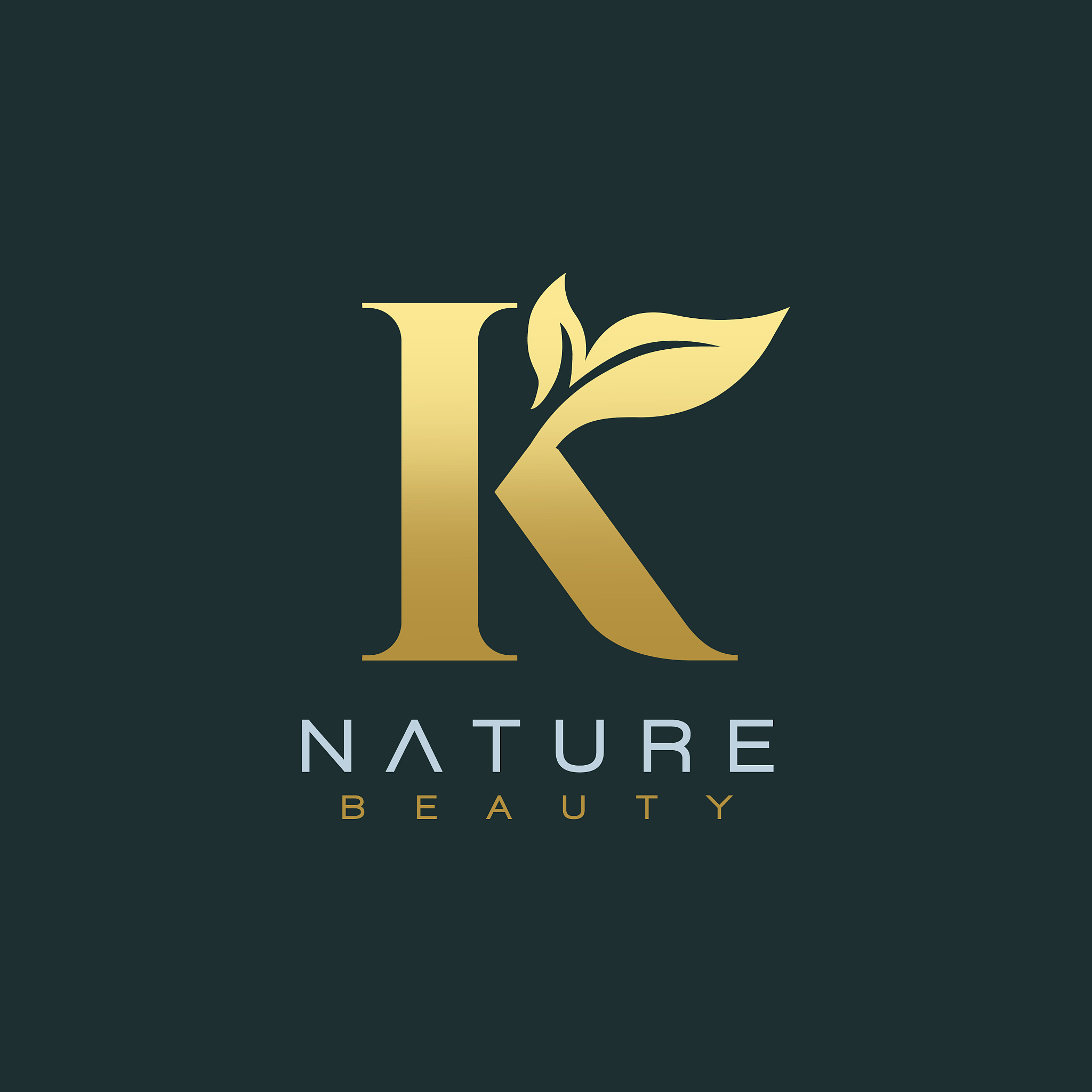 letter k luxury letter logo design icon