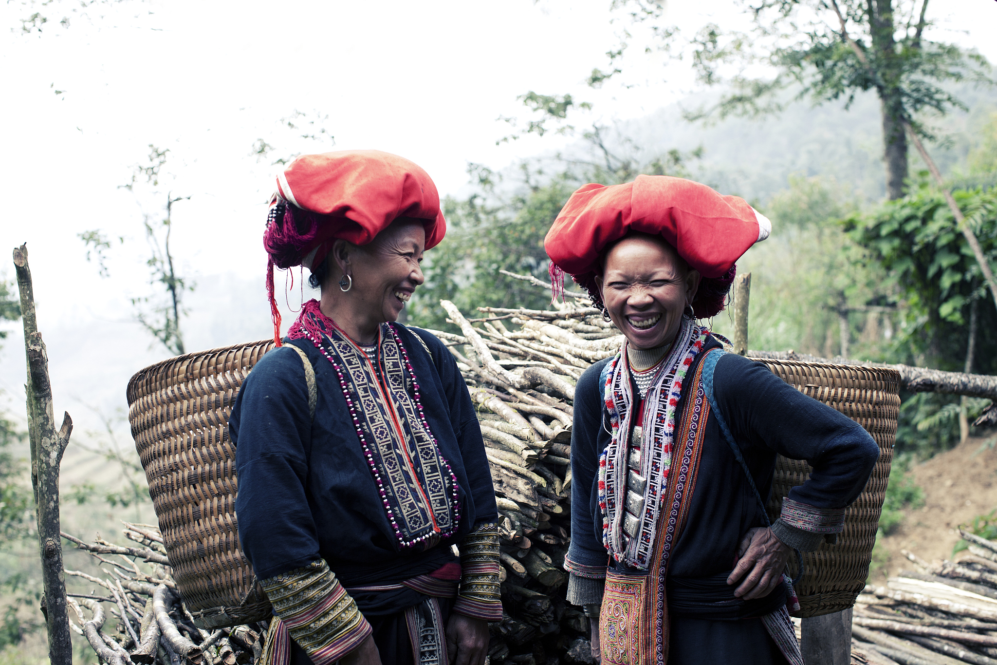 women of the red dao tribe