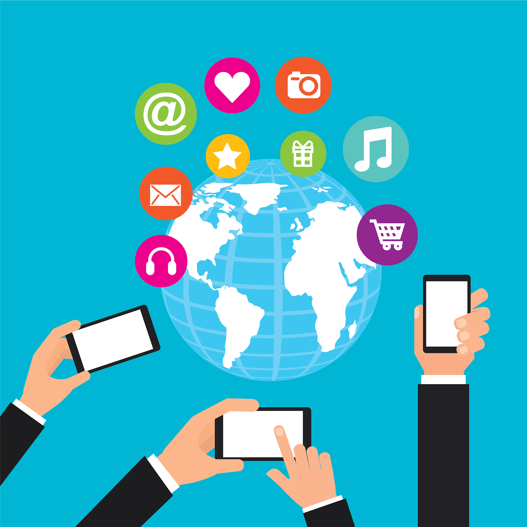 social media network icons