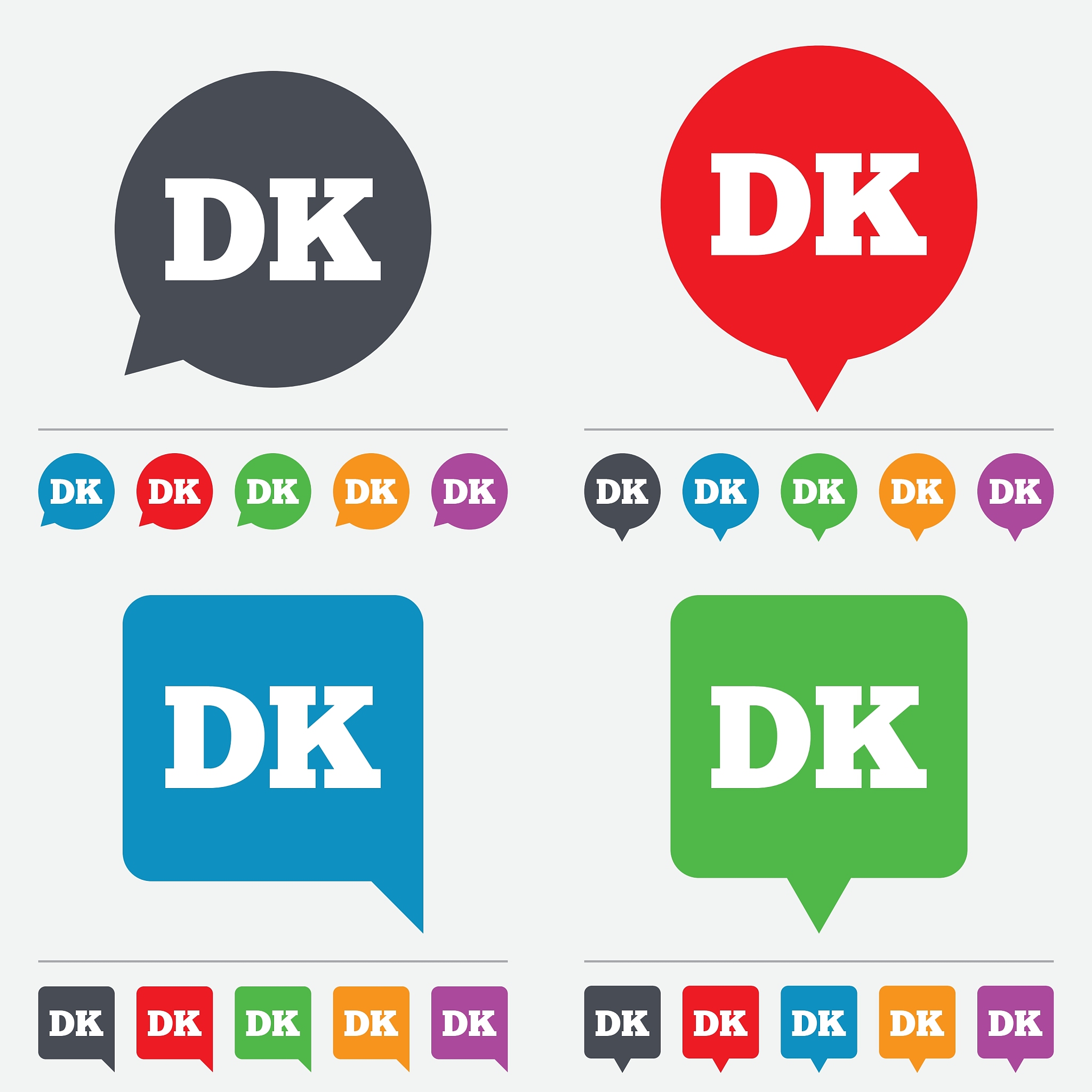 denmark language sign icon dk translation
