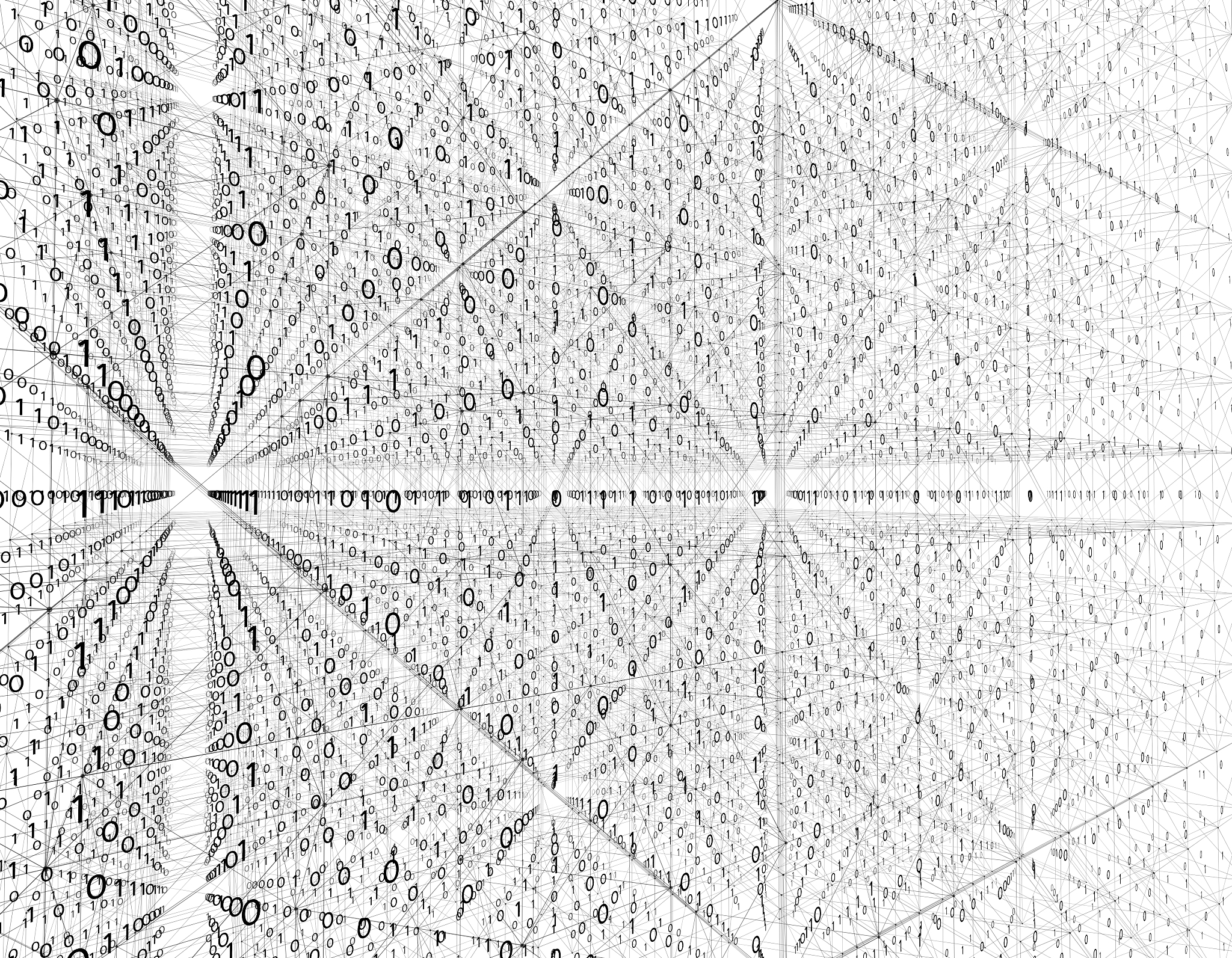 big data array network transmission and digital technology, big 