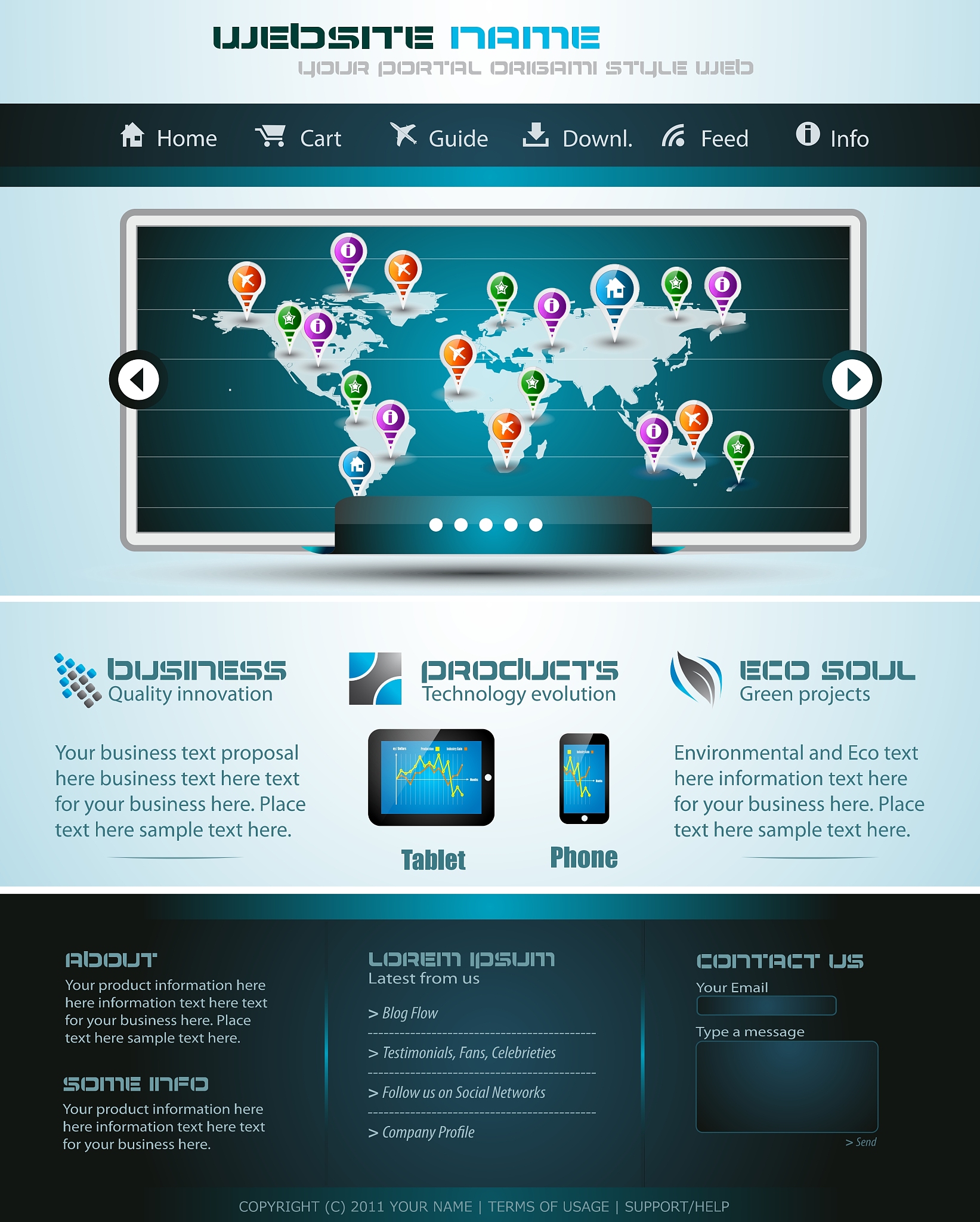 website template