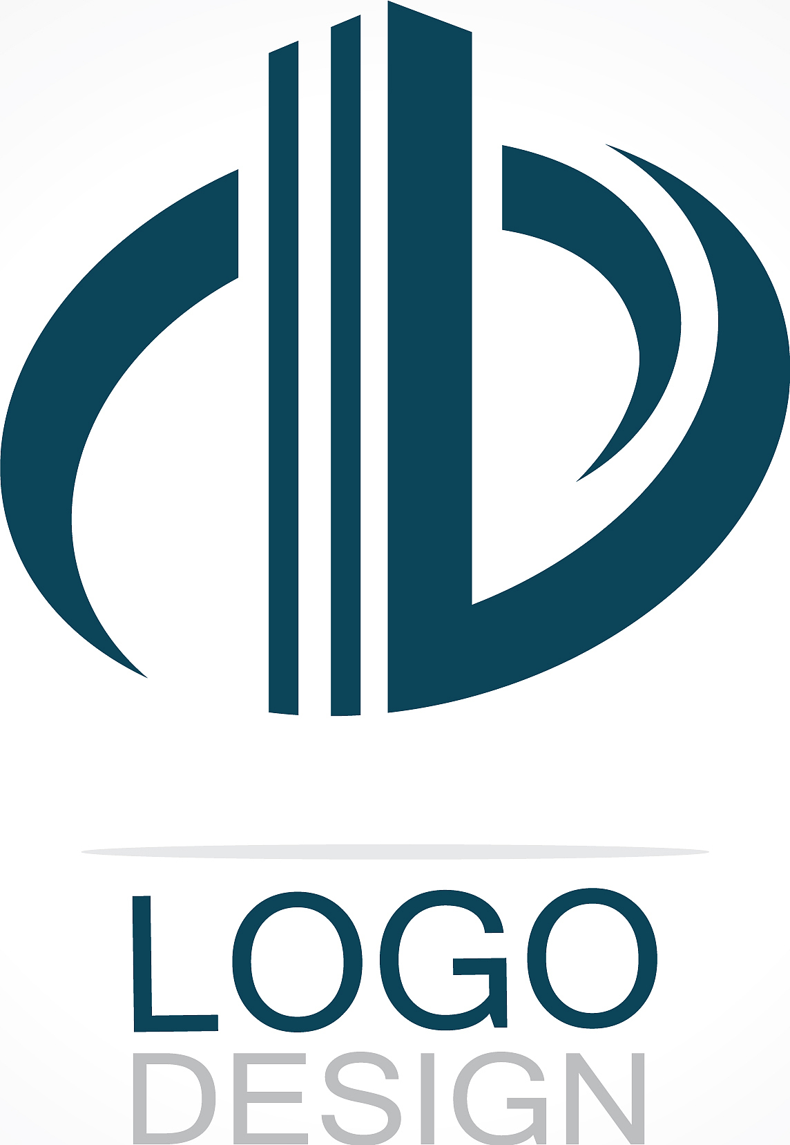 round building abstract logo