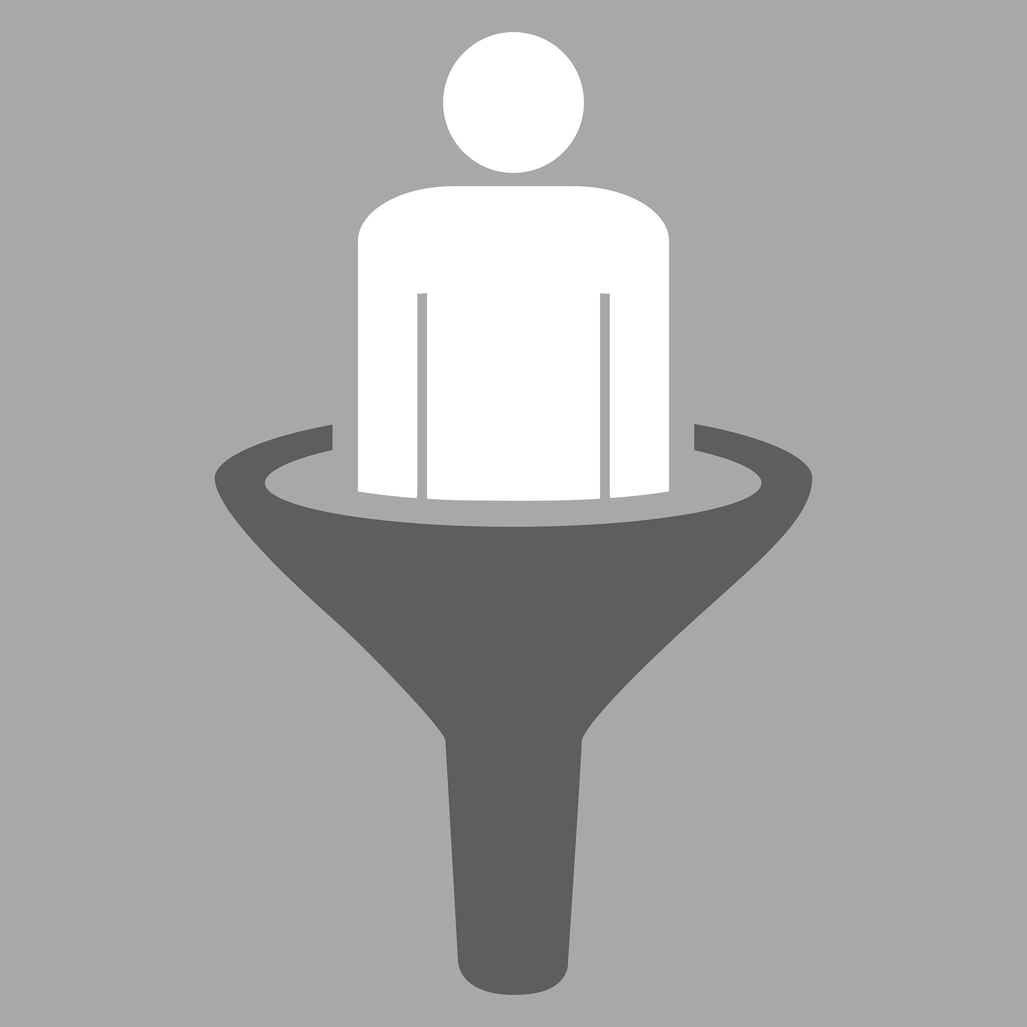 sales funnel icon from business bicolor set