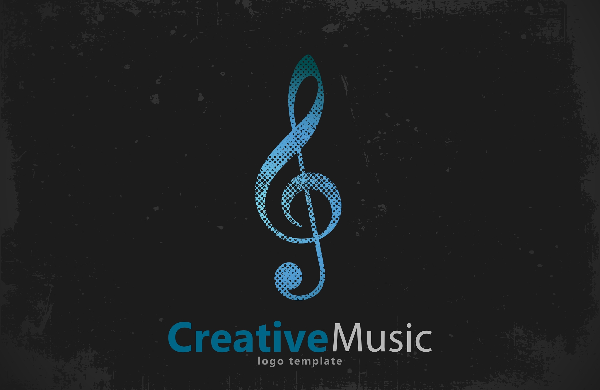 music logo musical key note template logo