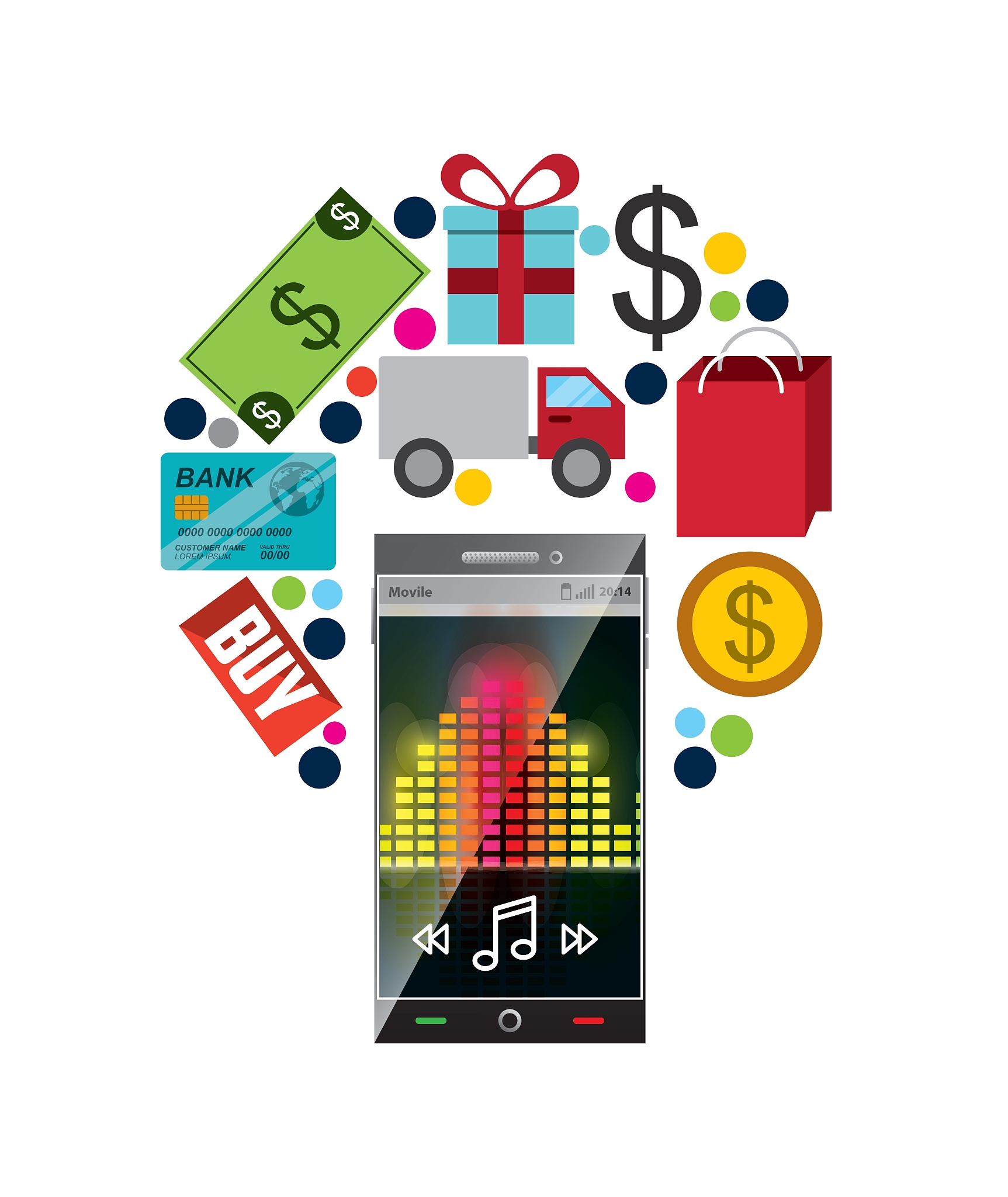 mobile music commerce online