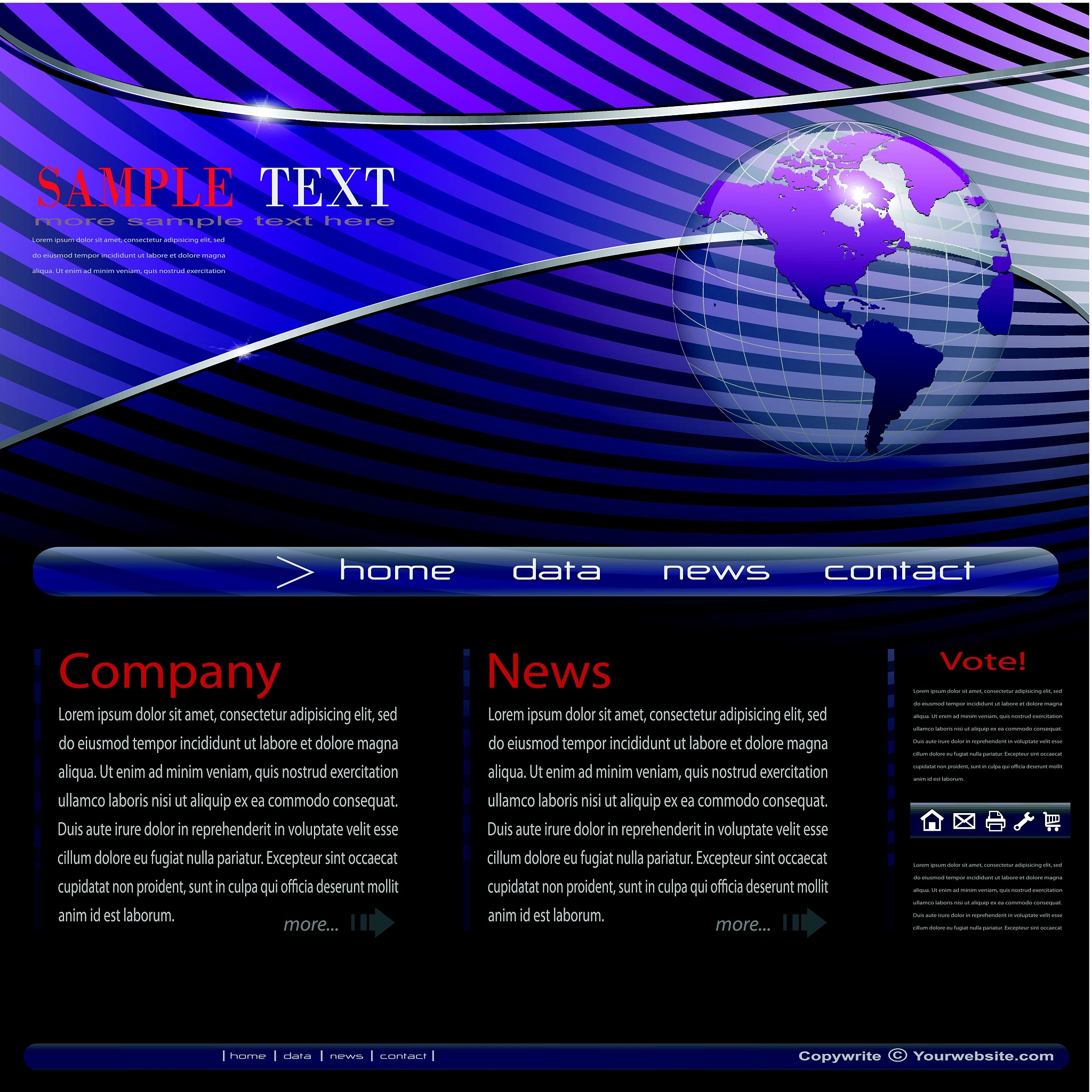 website template