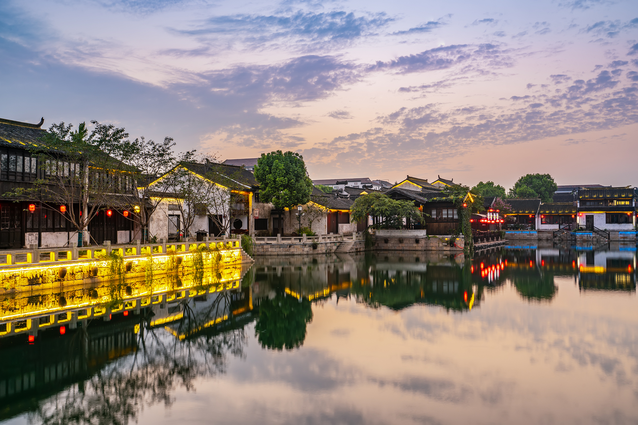 ancient architectural landscape of dangkou ancient town in wuxi
