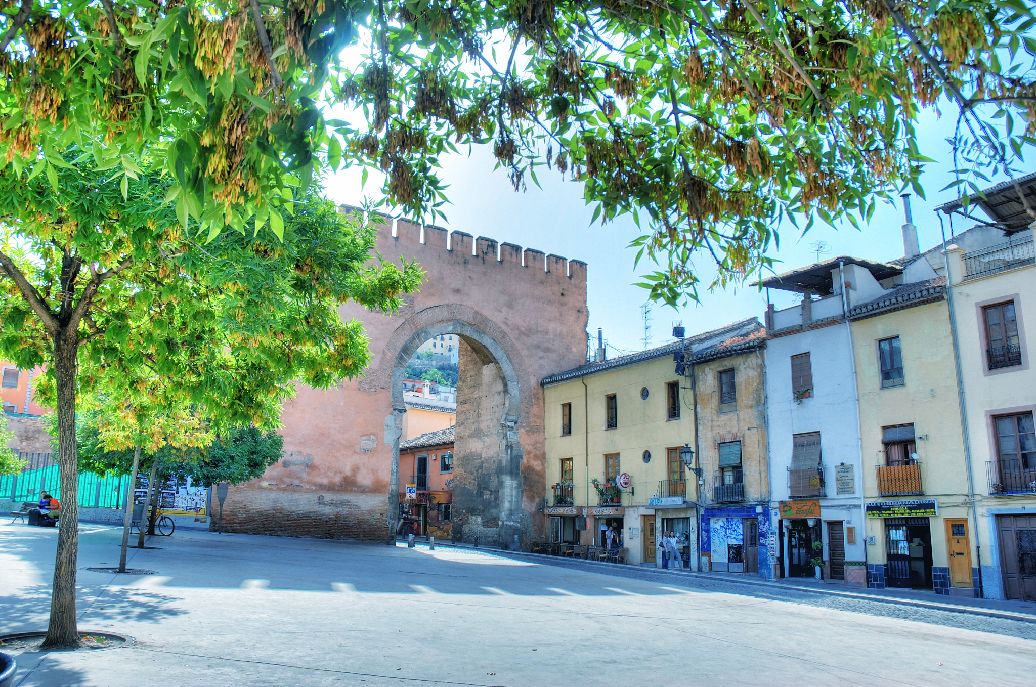arc of elvira - puerta de elvira (granada, spain)