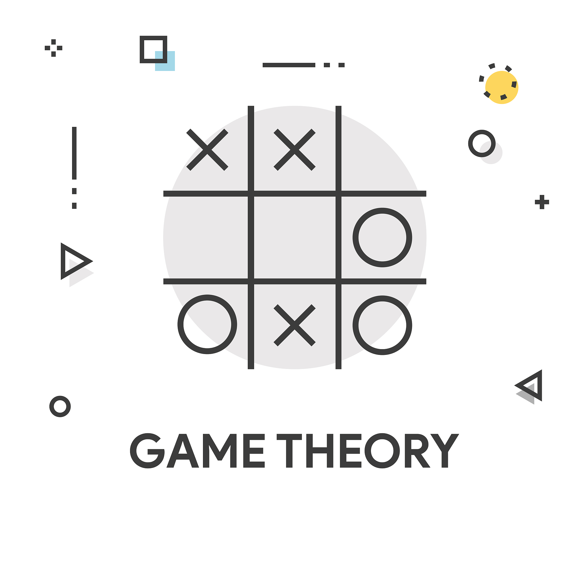 game theory icon concept