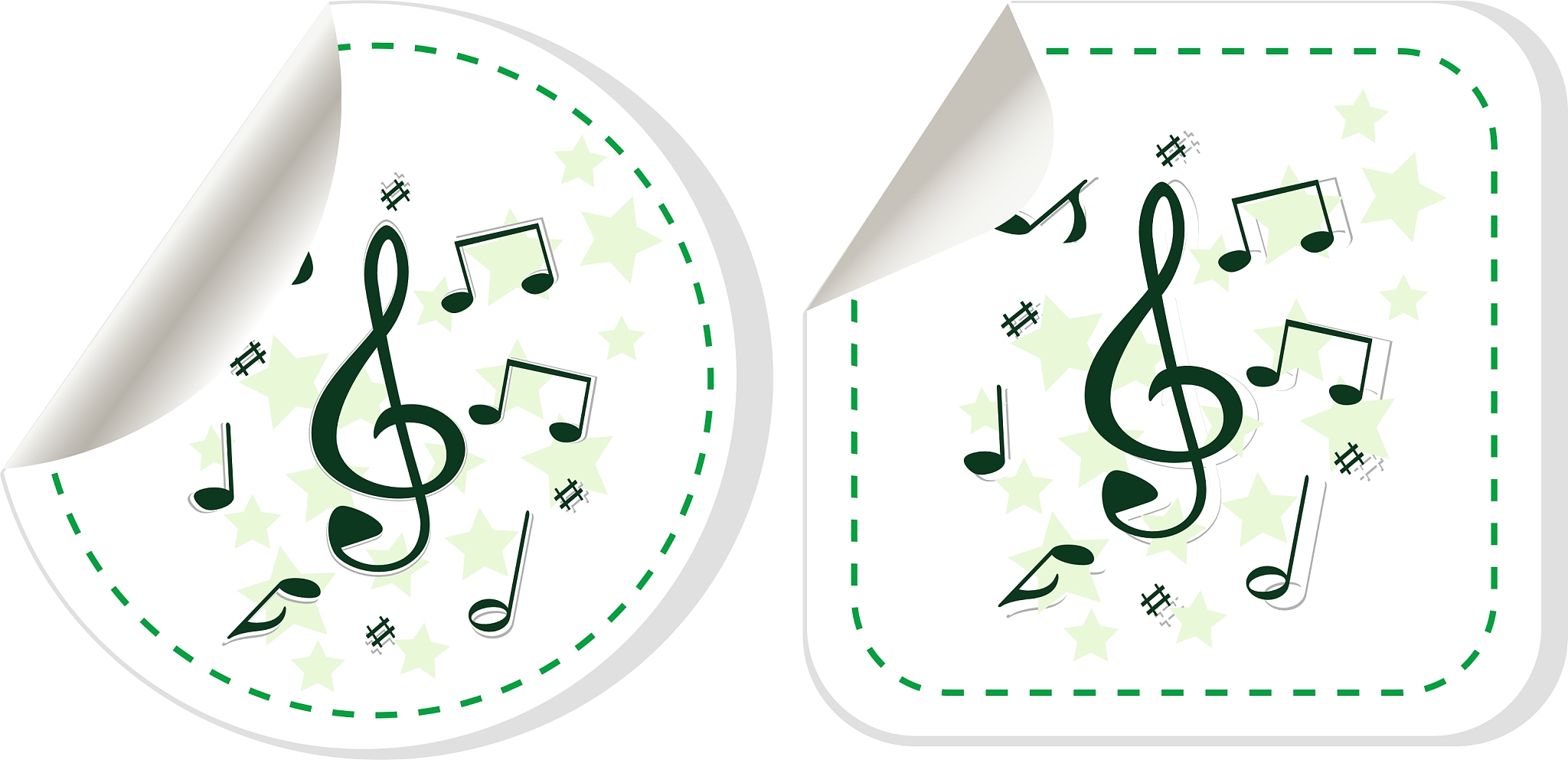 songs for kids icon musical notes melody sign
