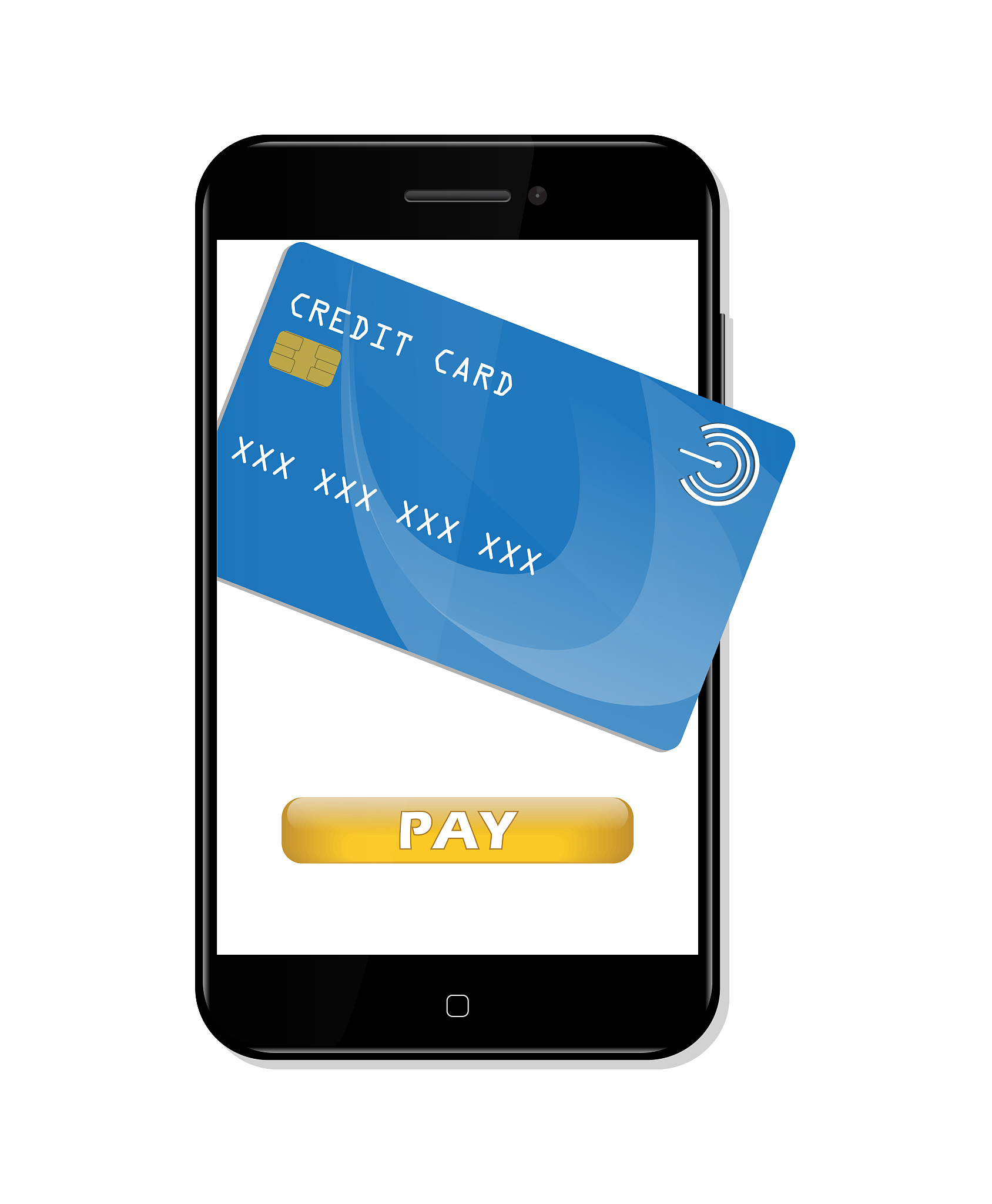 wireless mobile payment. wifi mobile pay. smartphone with credit