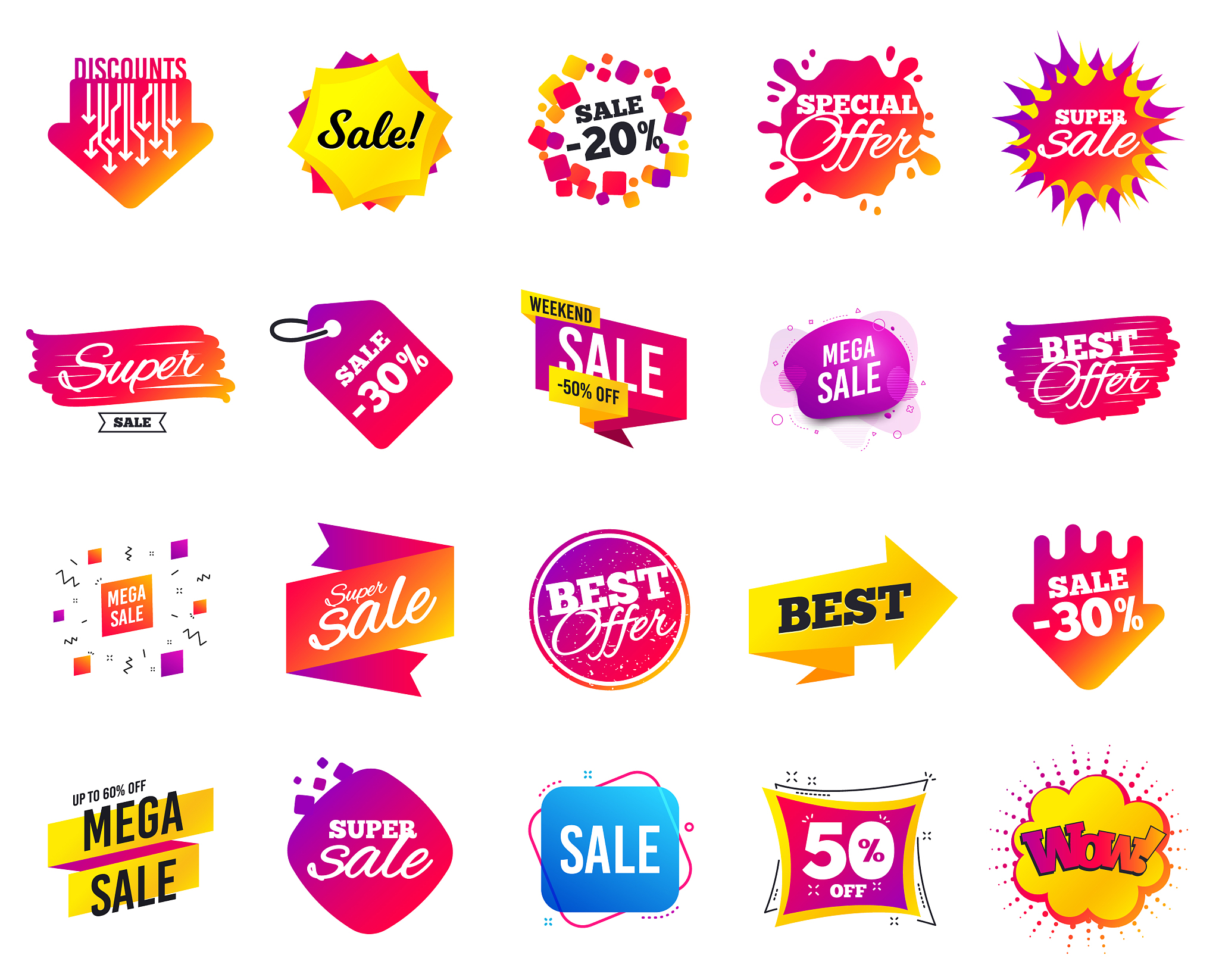 sale banner special offer template tags cyber