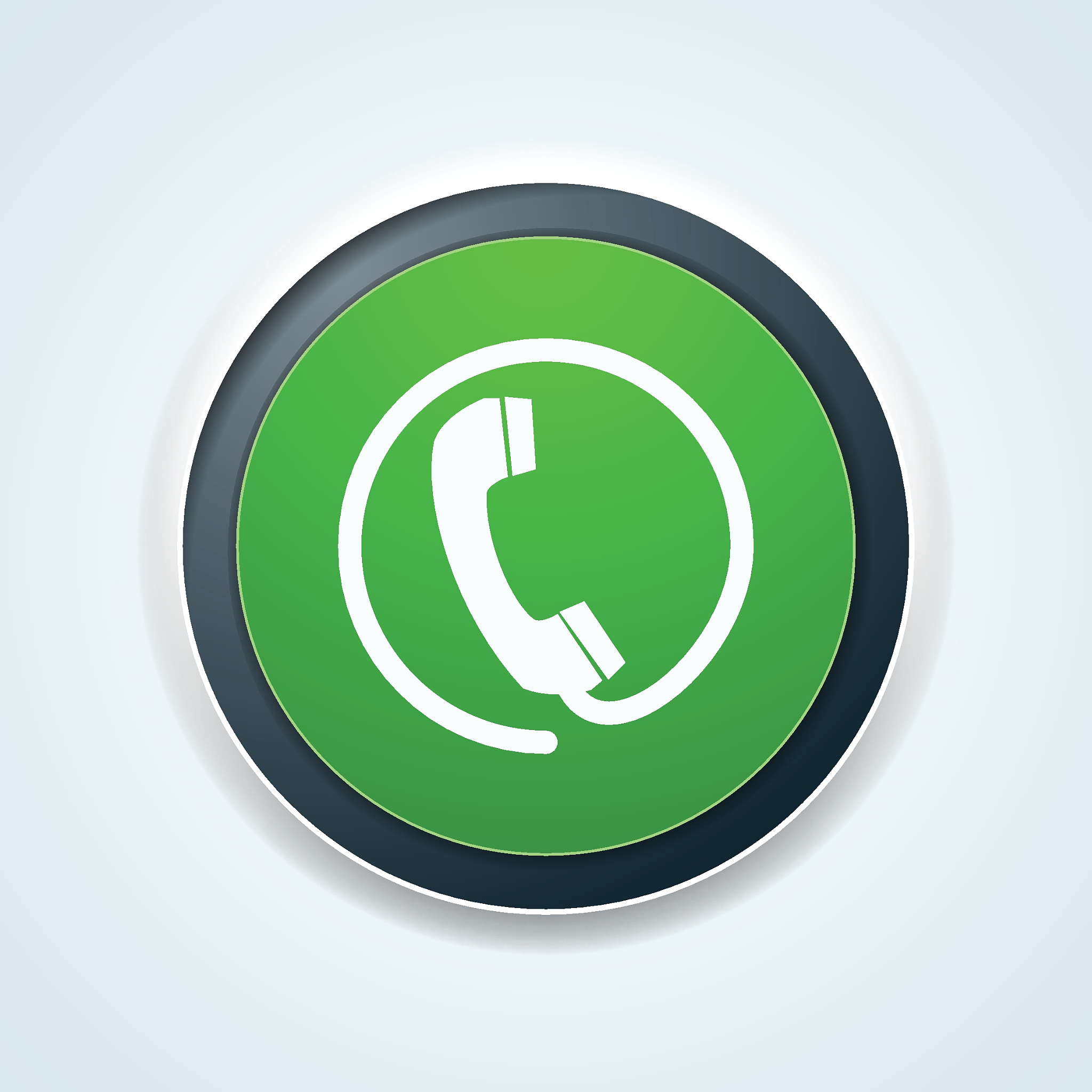 call contact button illustration