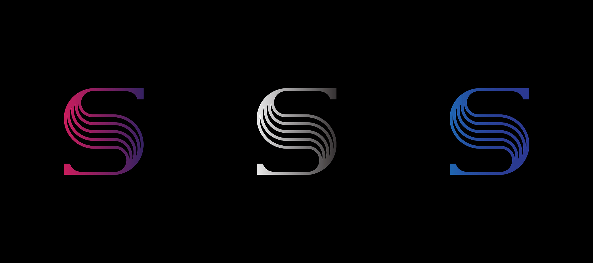 s letter logo design