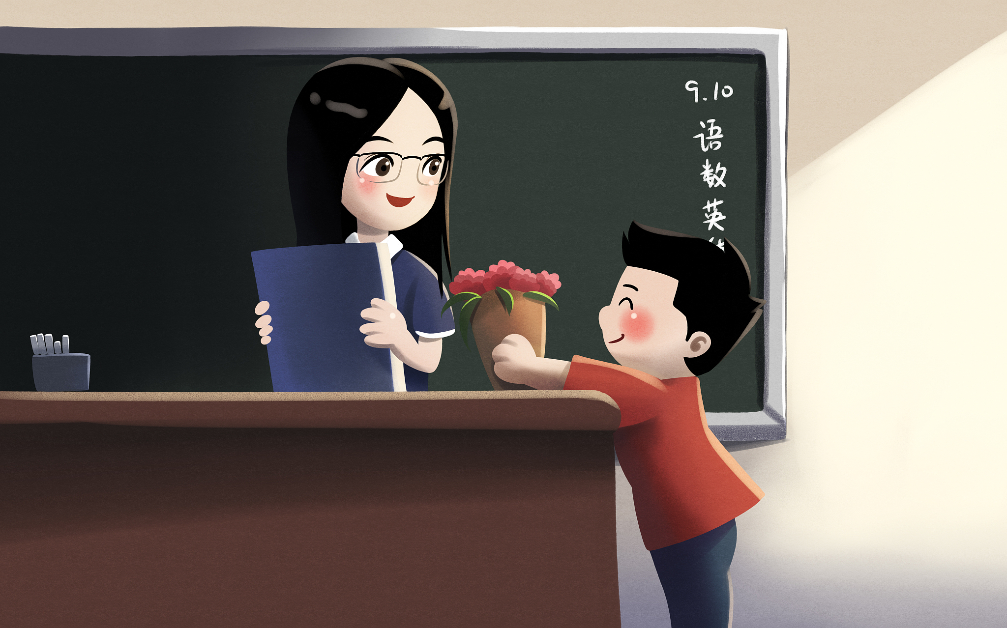 可以育人故事吗？