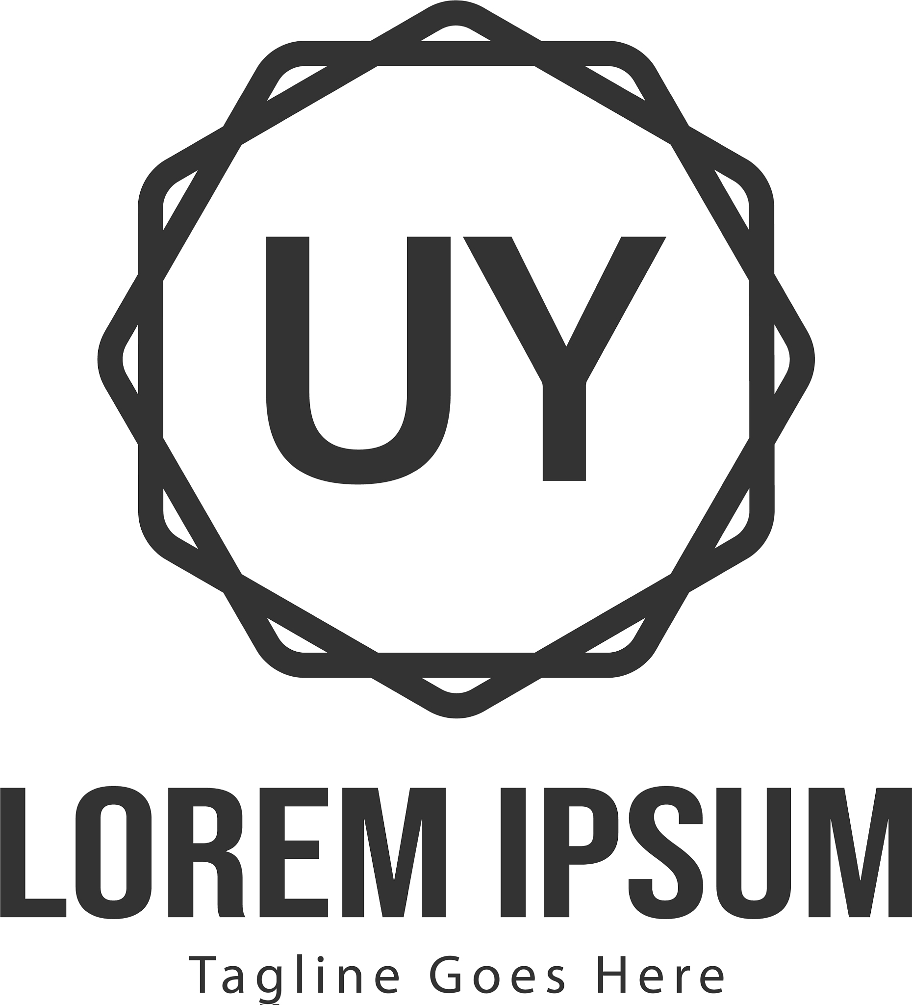 uy letter logo design creative modern uy letters