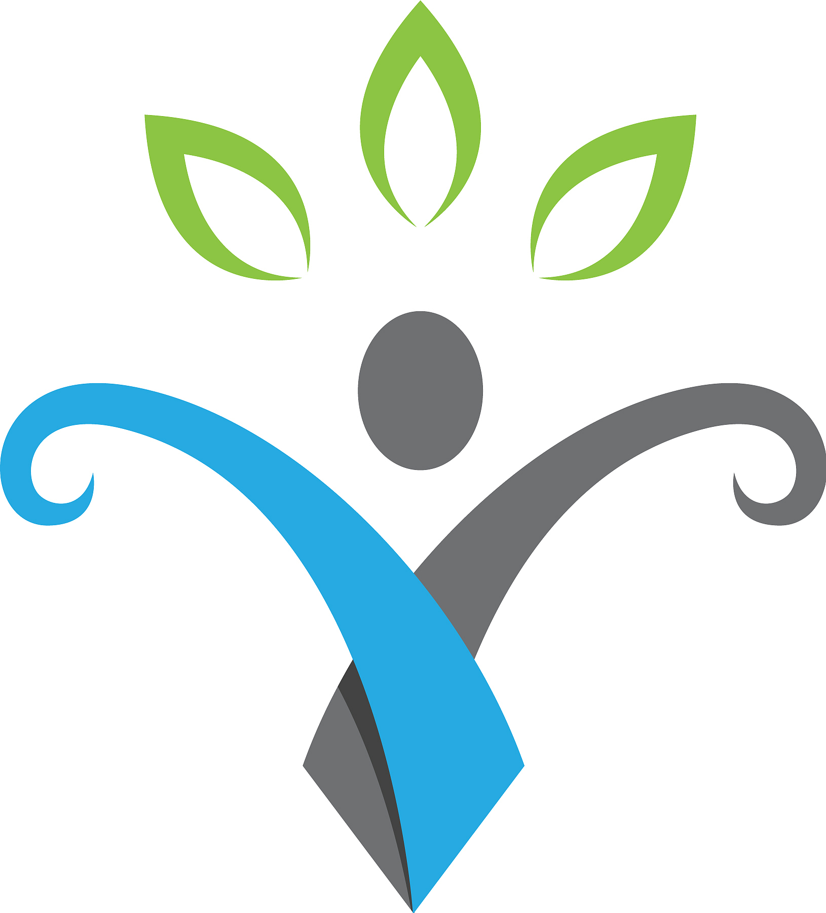 human character logo sign