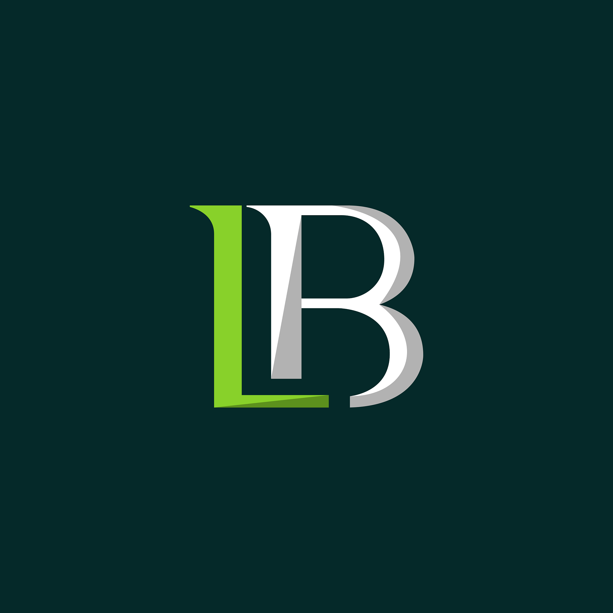 letter lb business creative logo design