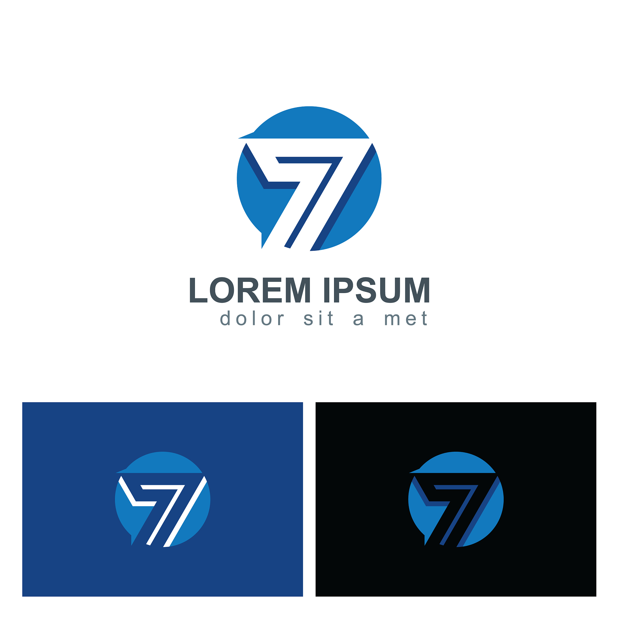 round number seven logo