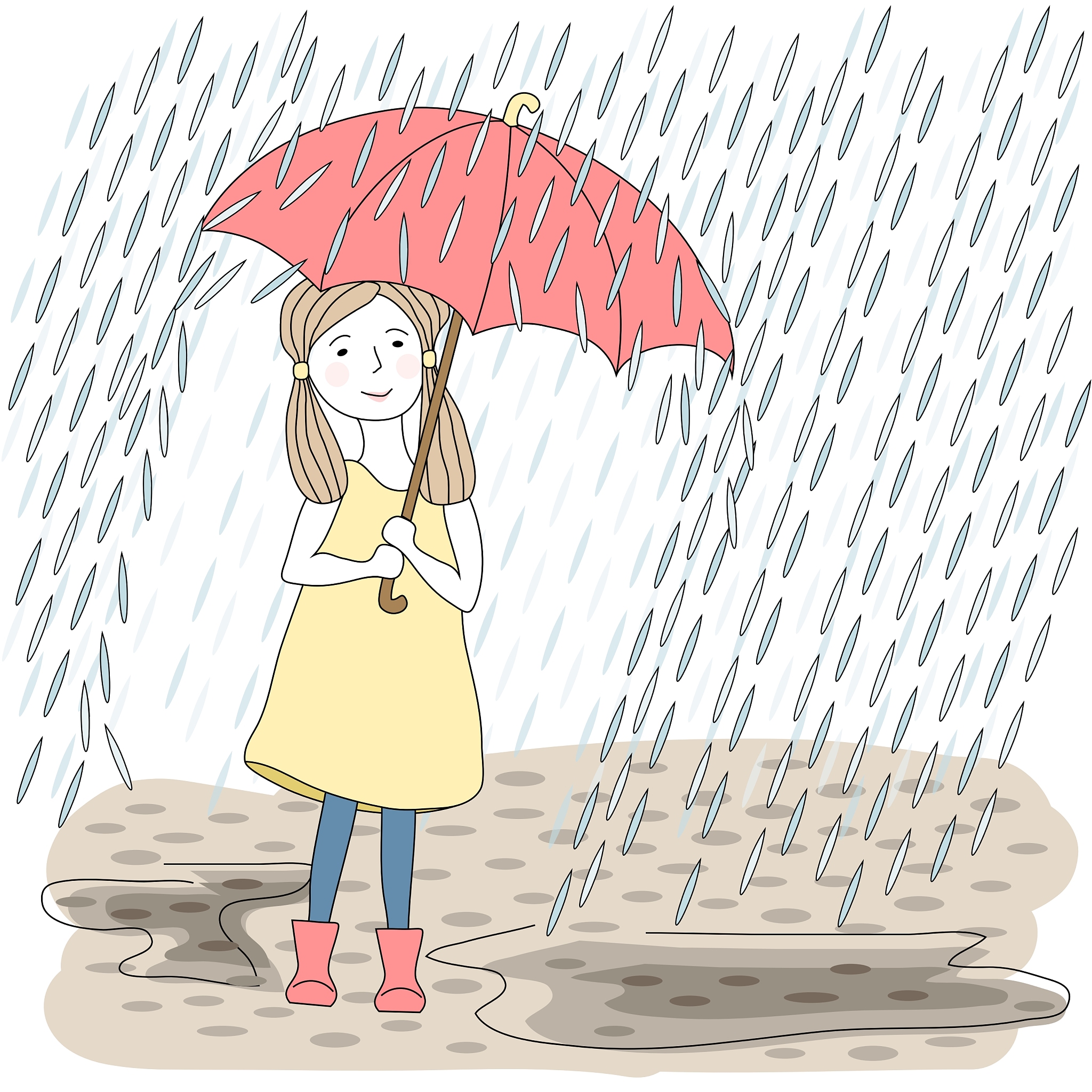 下雨天送伞后怎样幽默回复？
