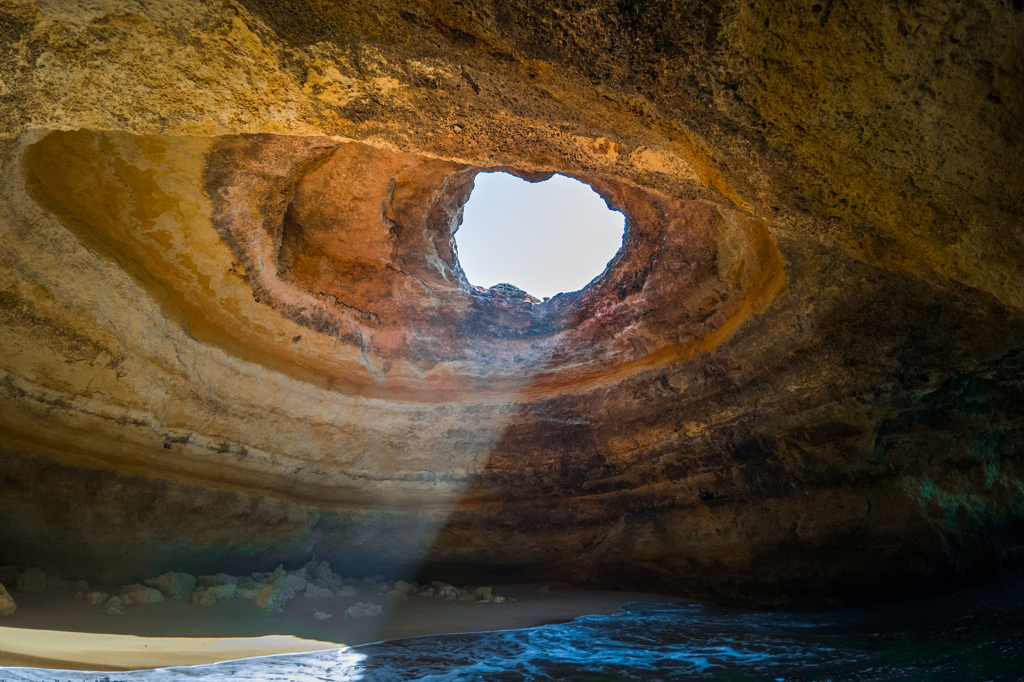 the benagil cave (algar de banagil) is a stunning sea cave in al