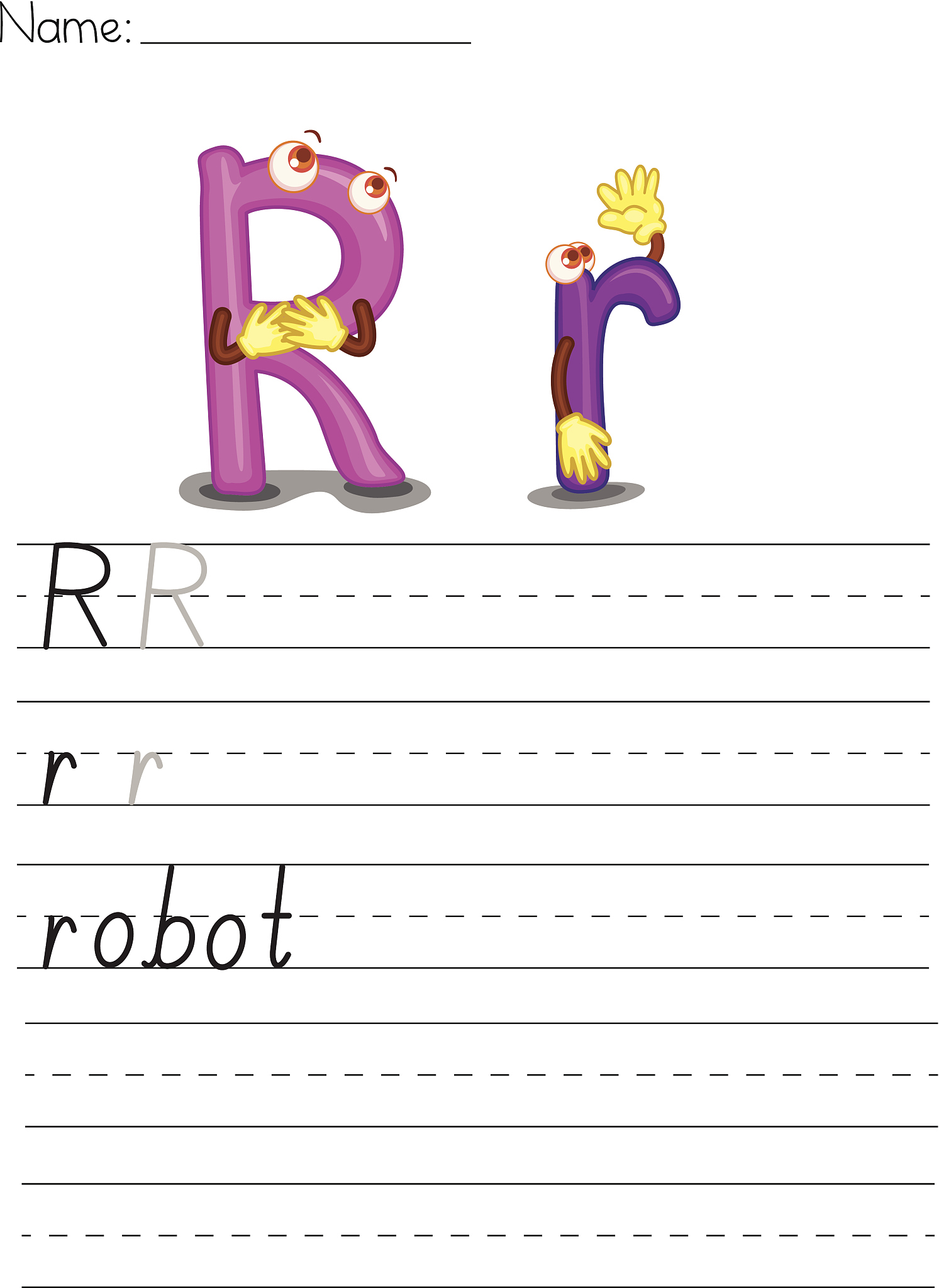 alphabet sheet