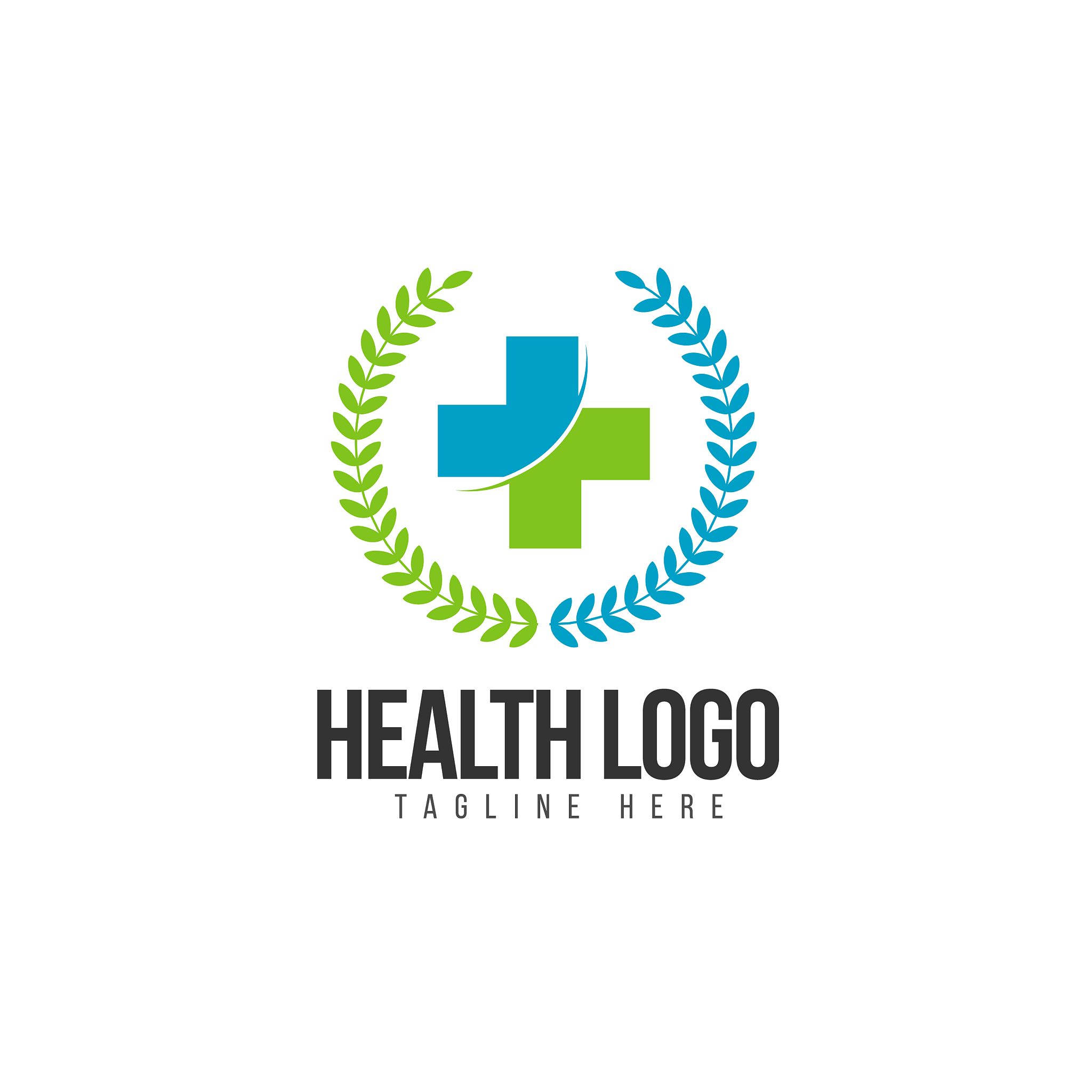 health logo template design