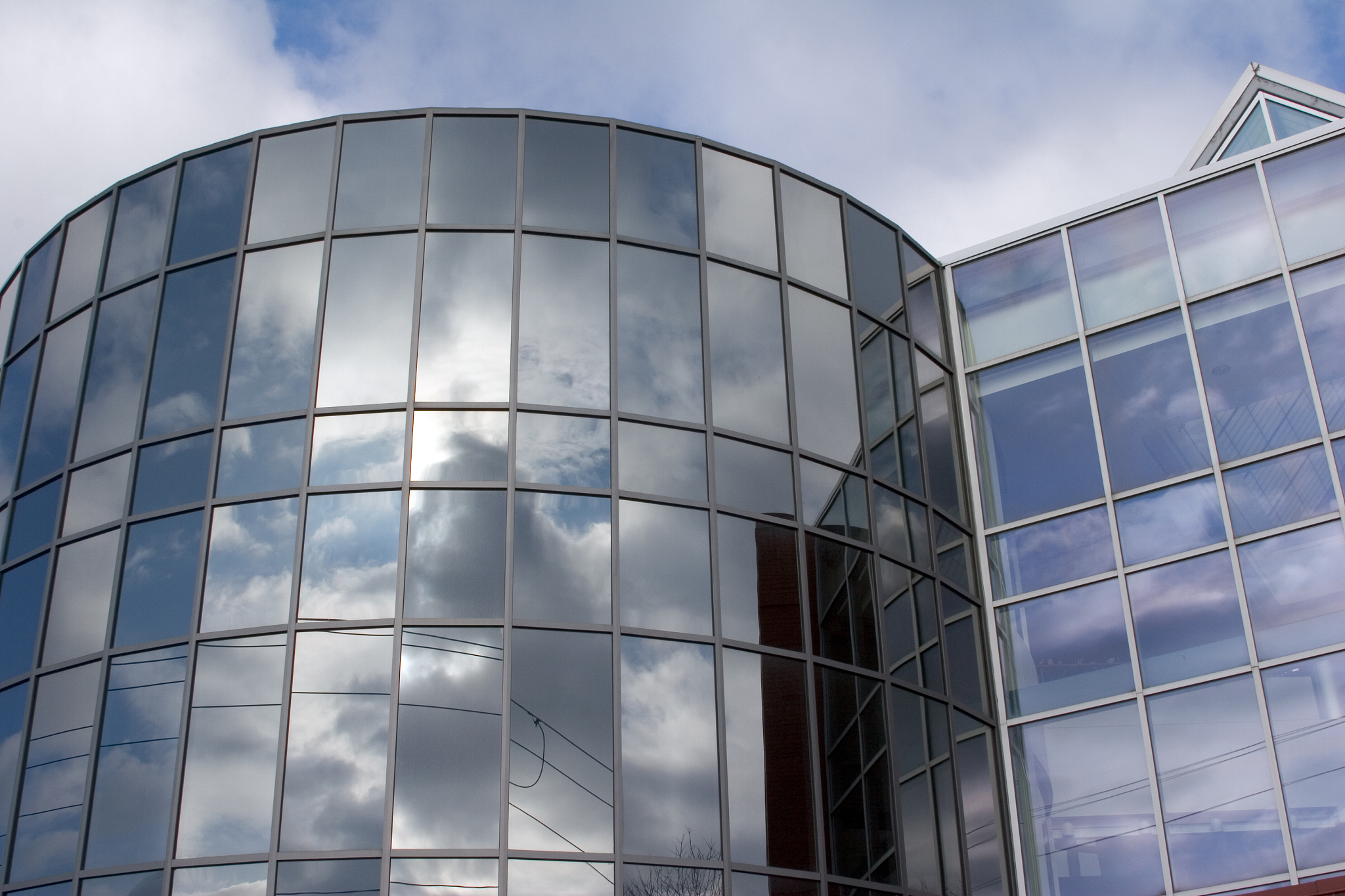 glass building