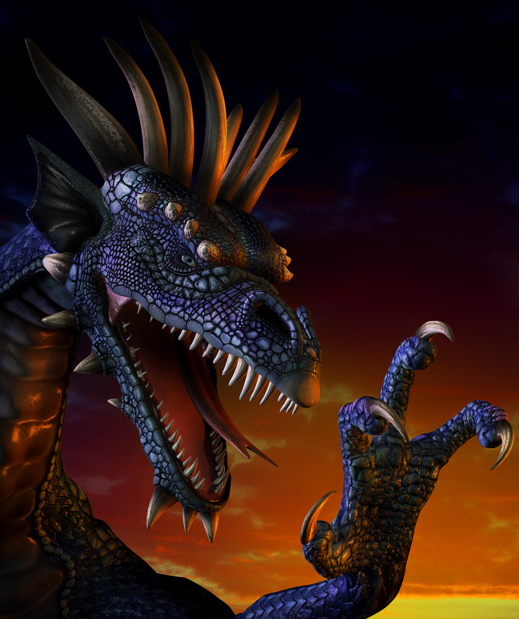 咒龙：神话中的强大生物