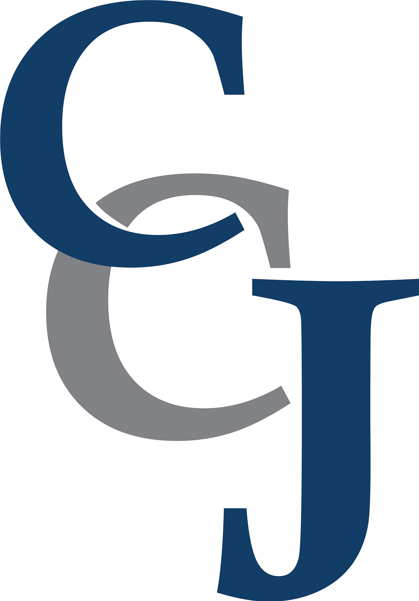 letter c c j modern