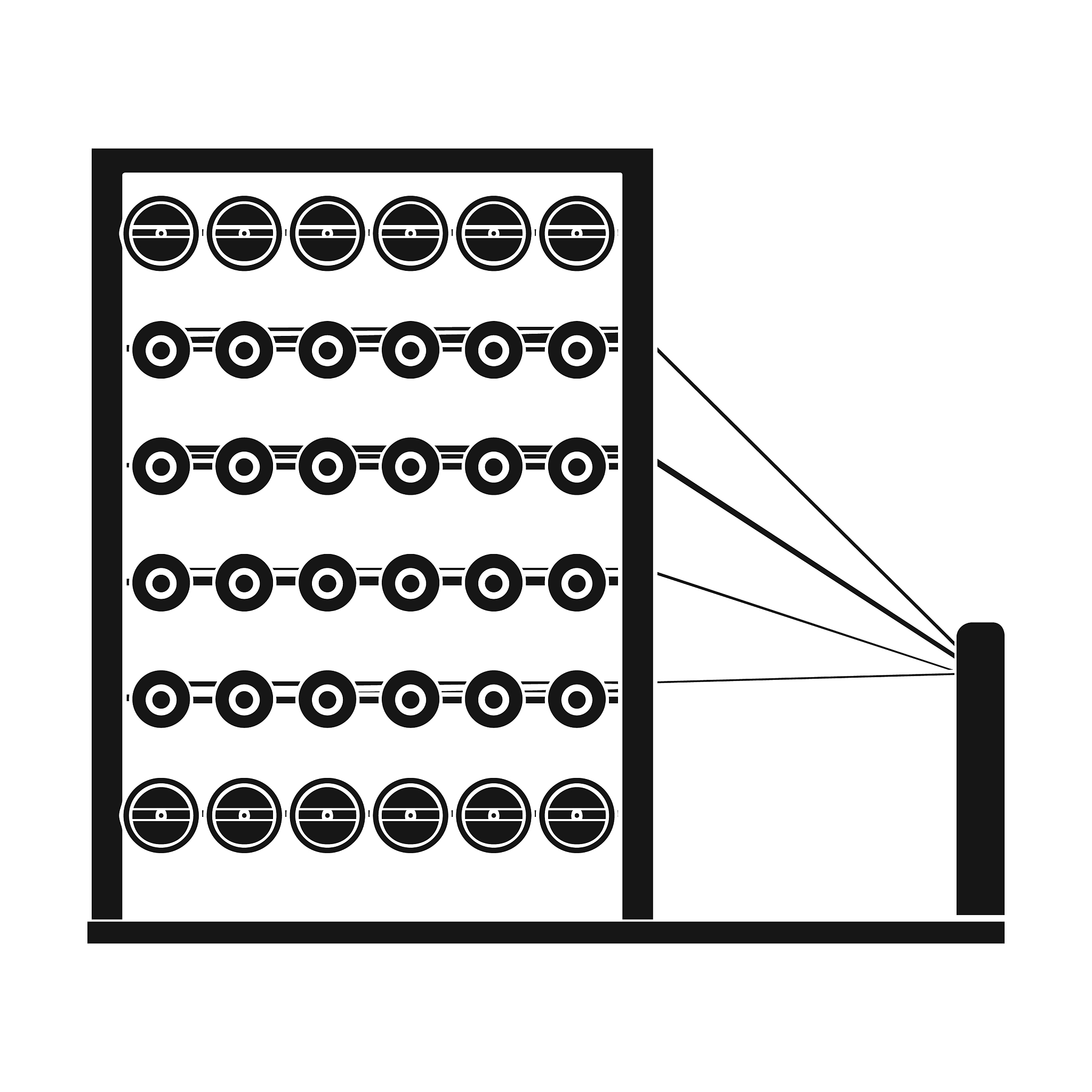 考虑热透镜激光器对称平平腔的ABCD矩阵