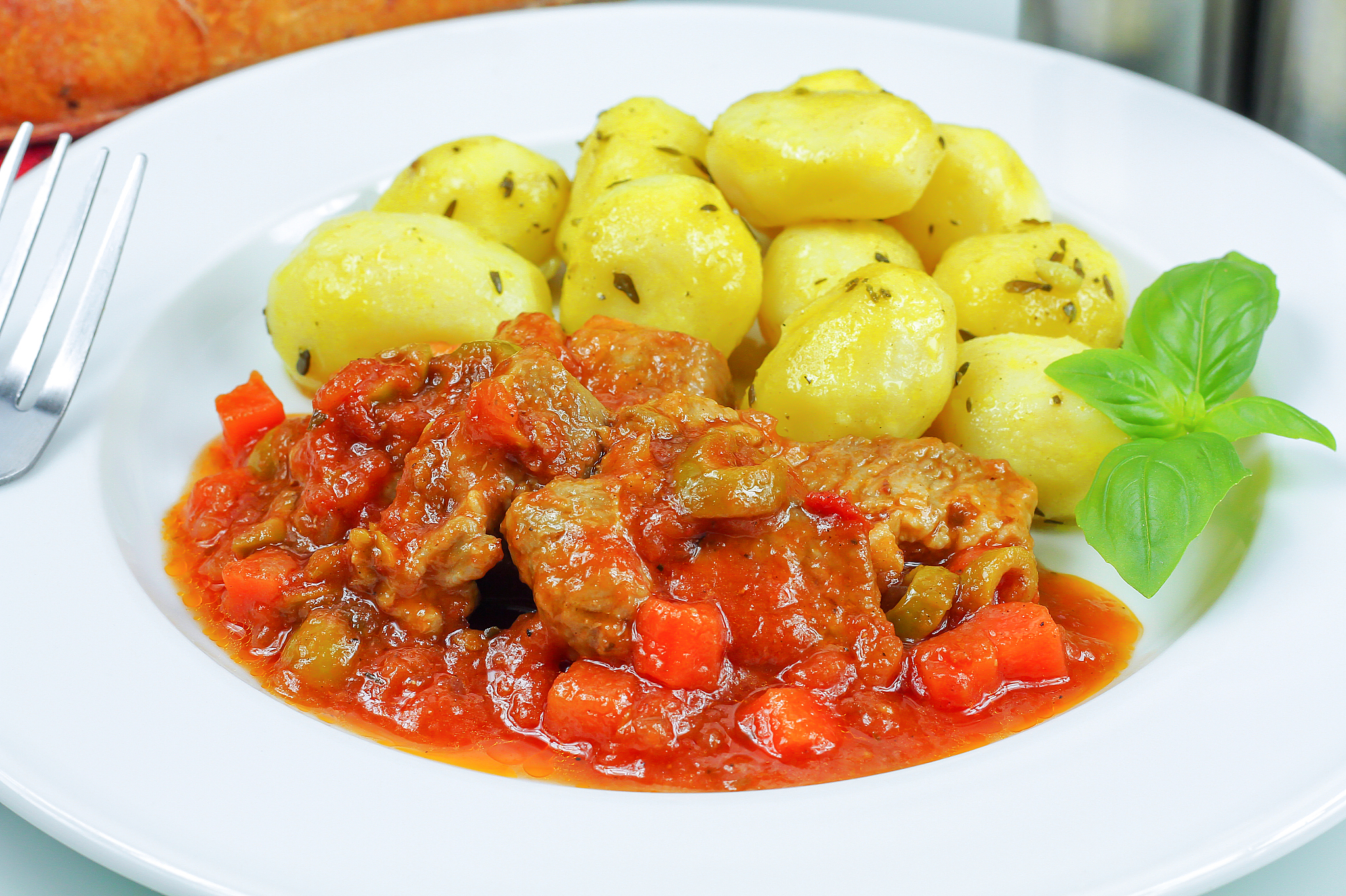 pork with olives