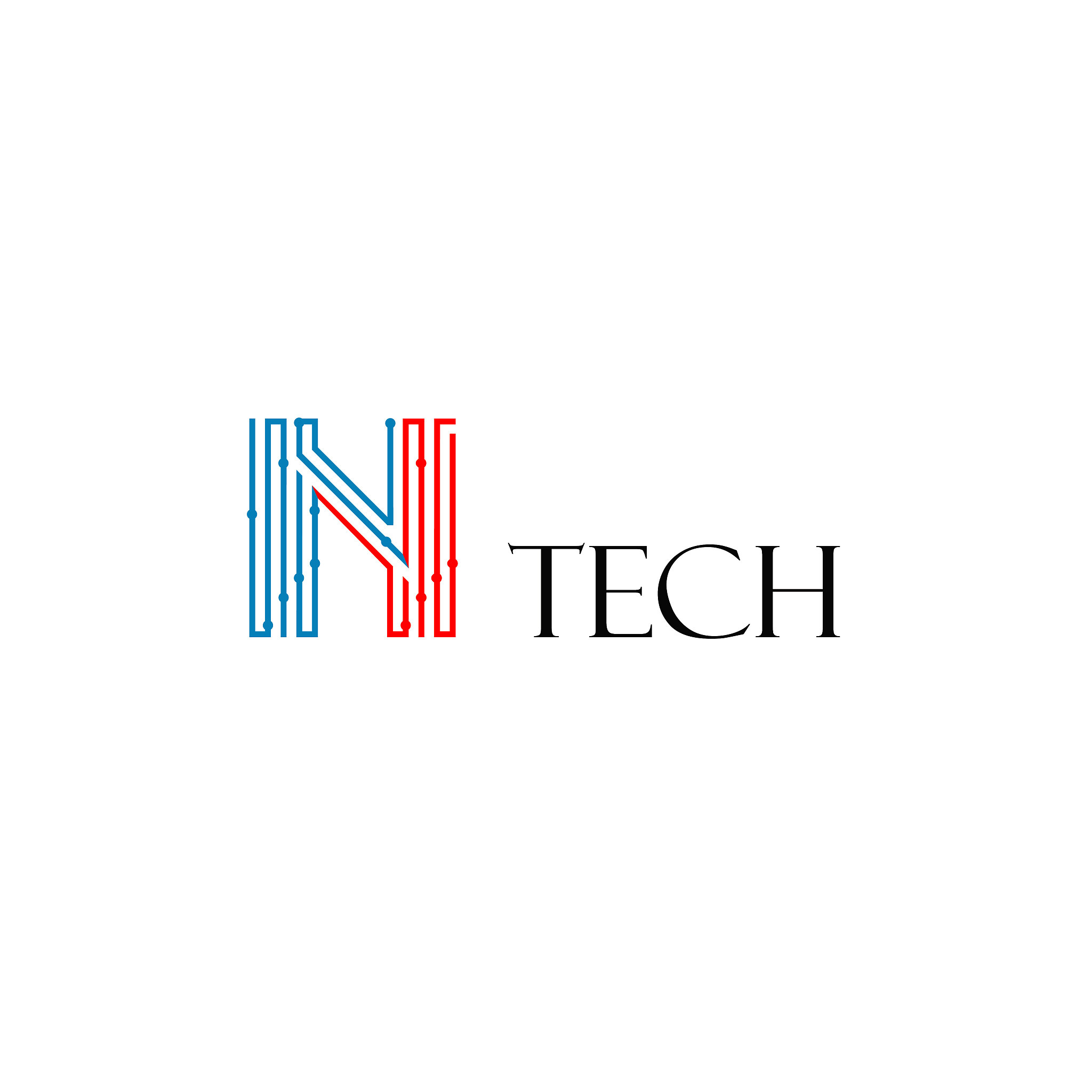 n technology icon design inspiation