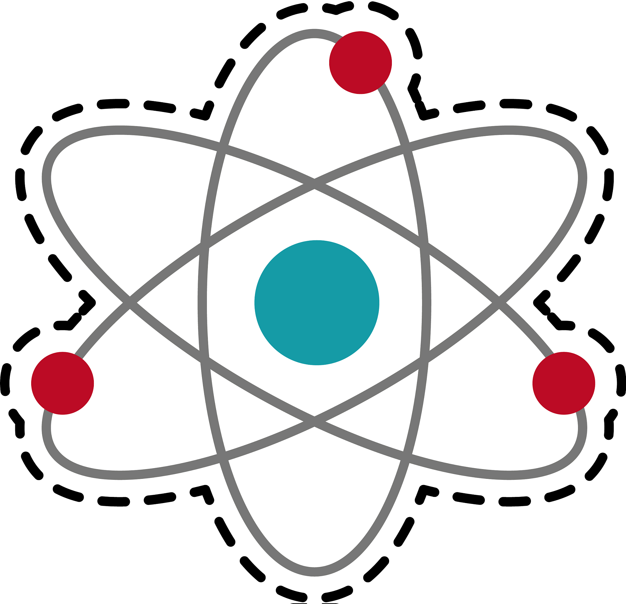 atom representation icon image