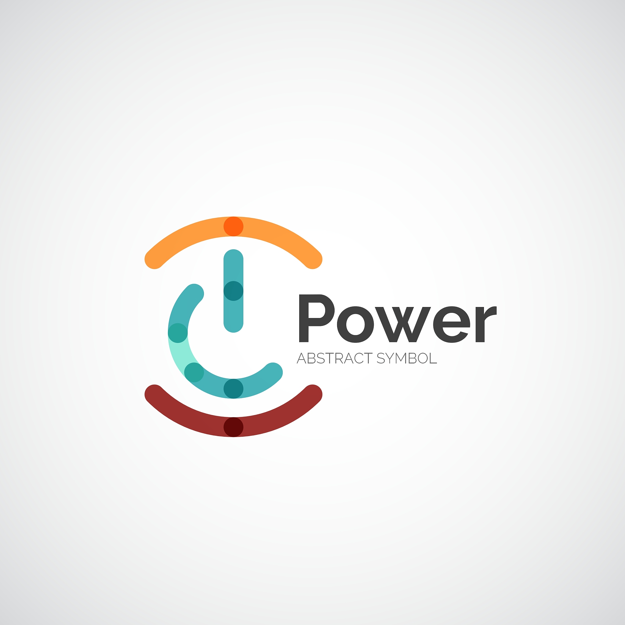 power button logo design