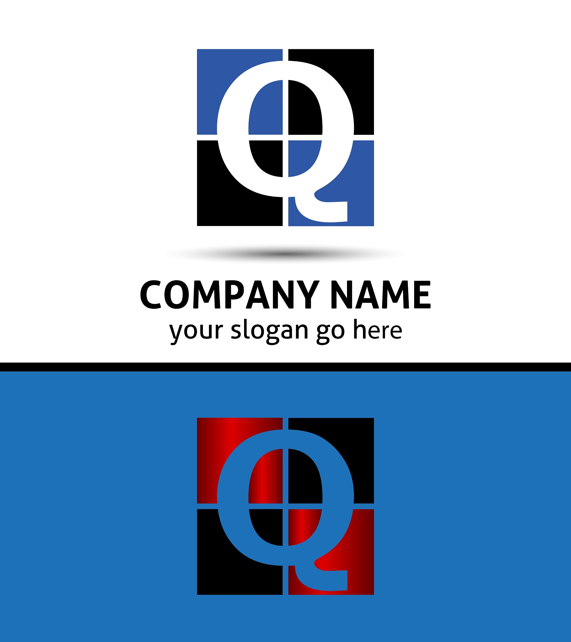 letter p logo icon template elements