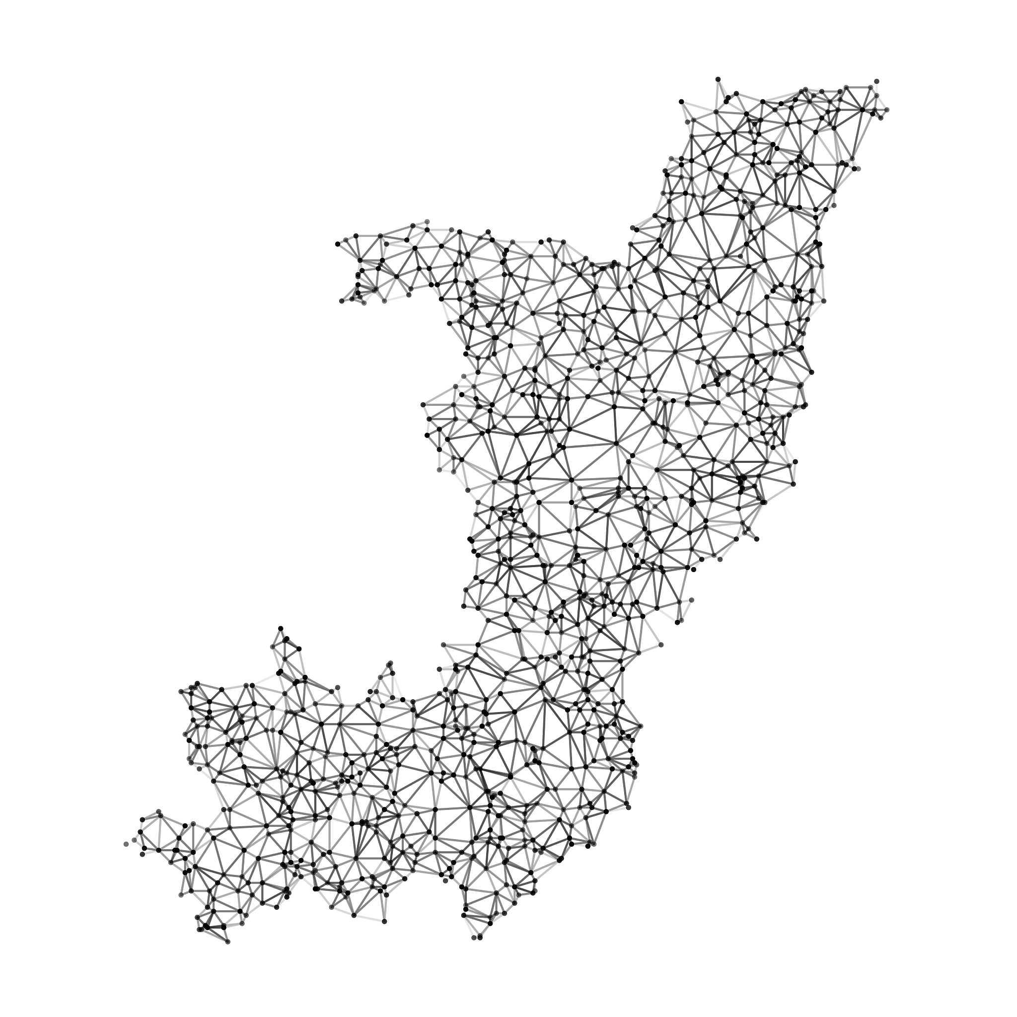 republic of the congo map network black and white