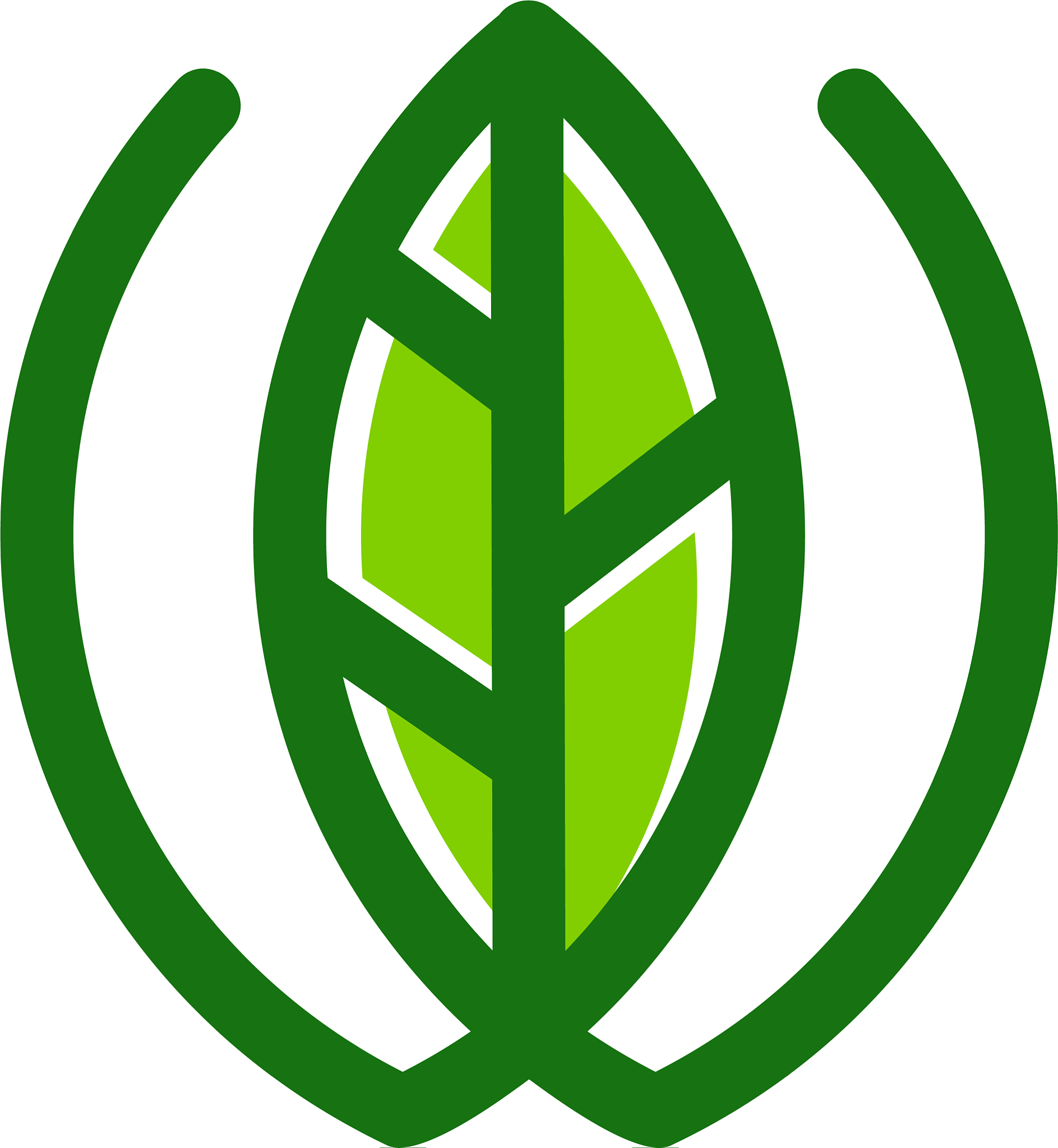 nature letter w logo icon design