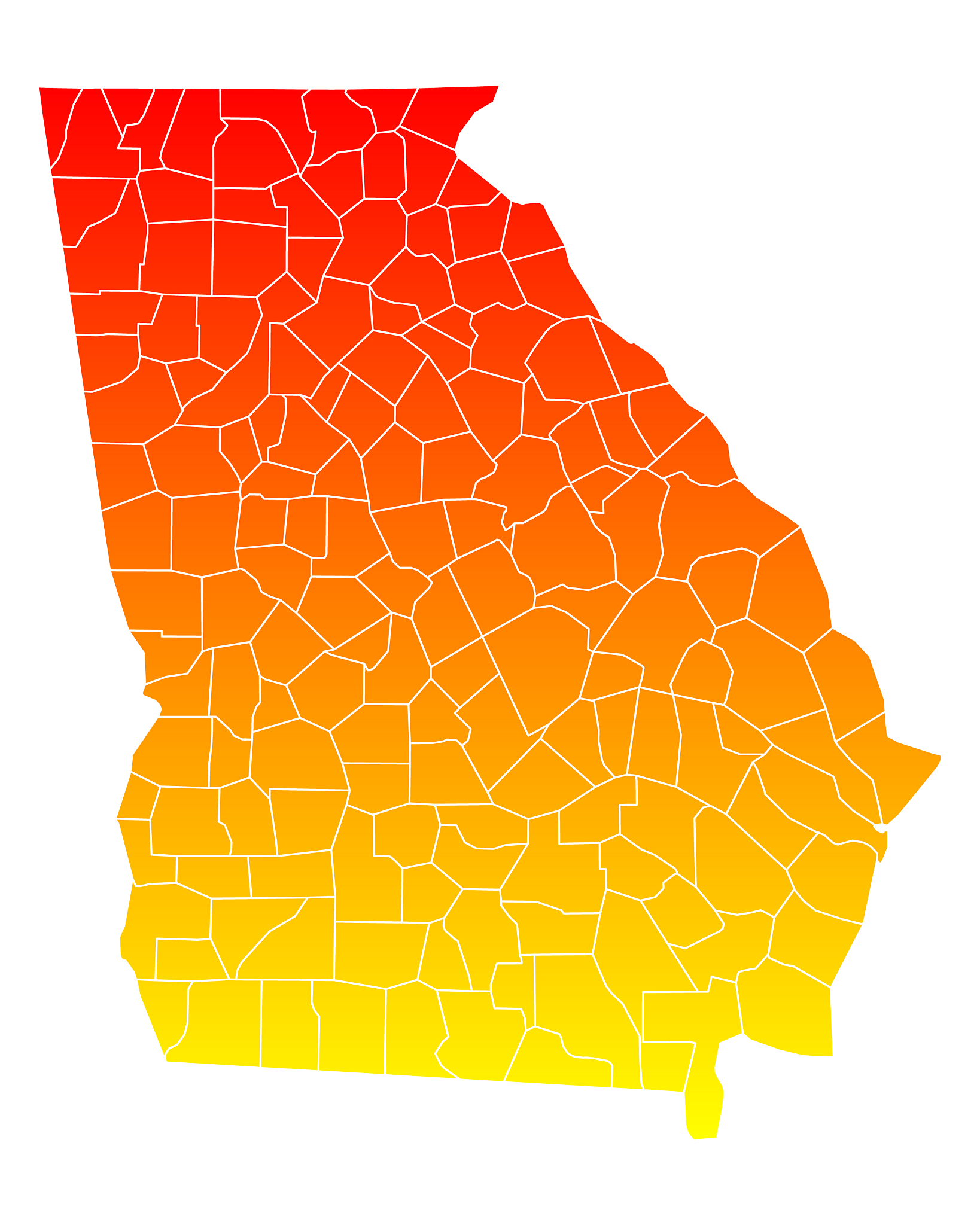 map of georgia
