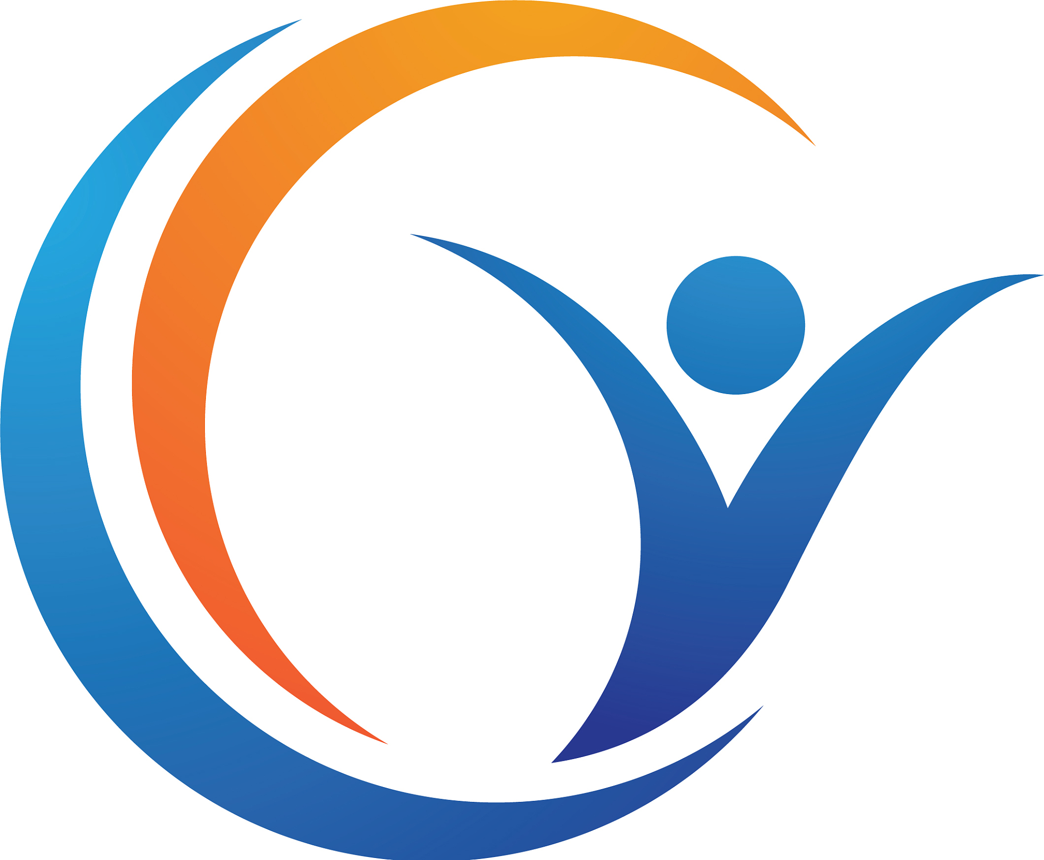 human character logo sign health care logo sign