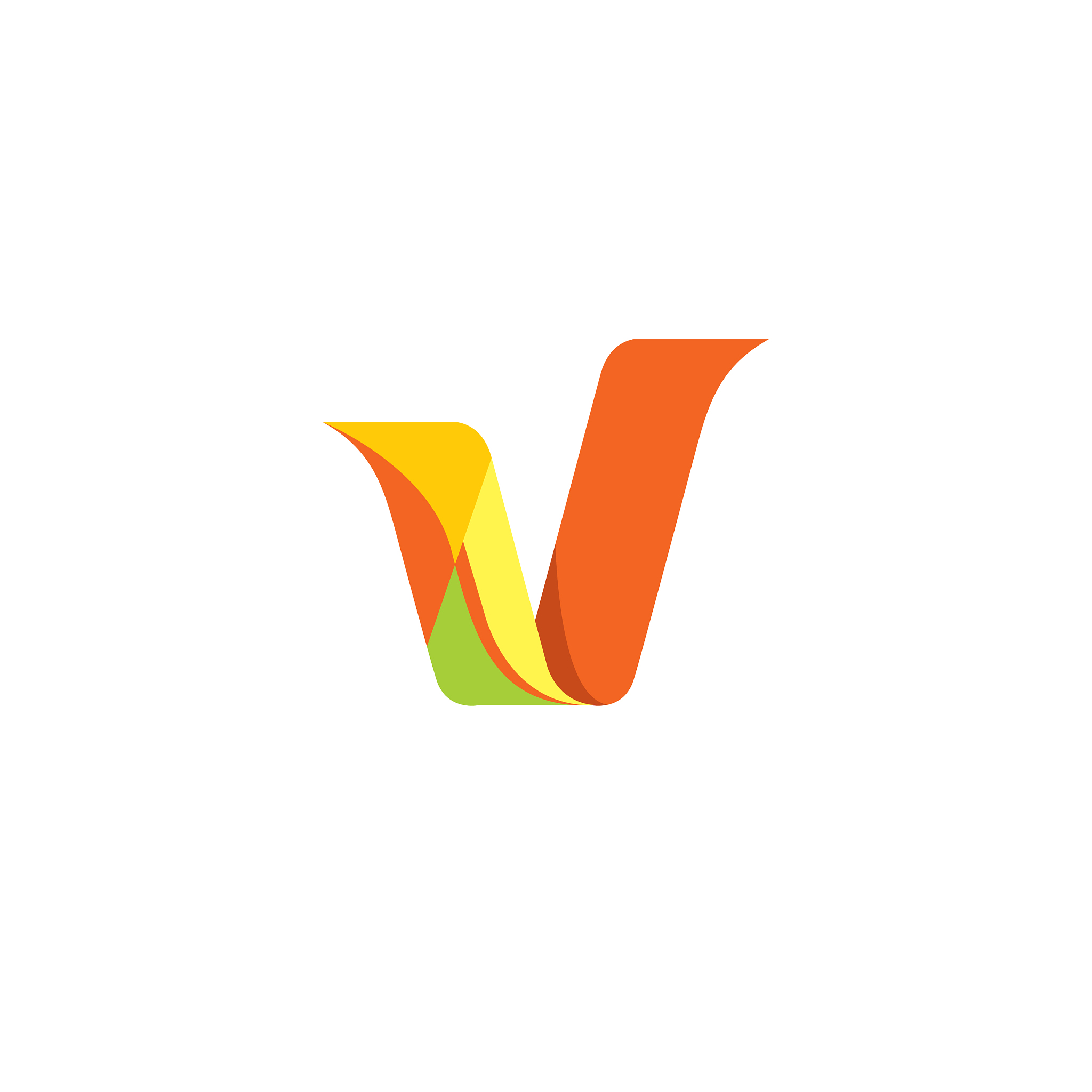 v logo abstract
