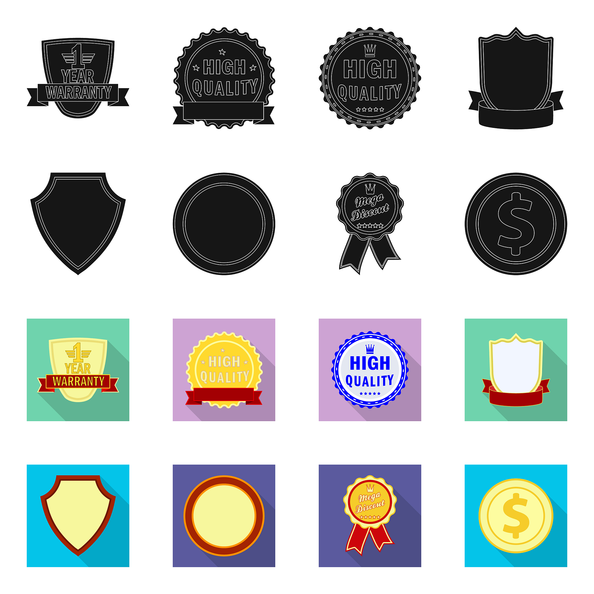 design emblem and badge logo collection