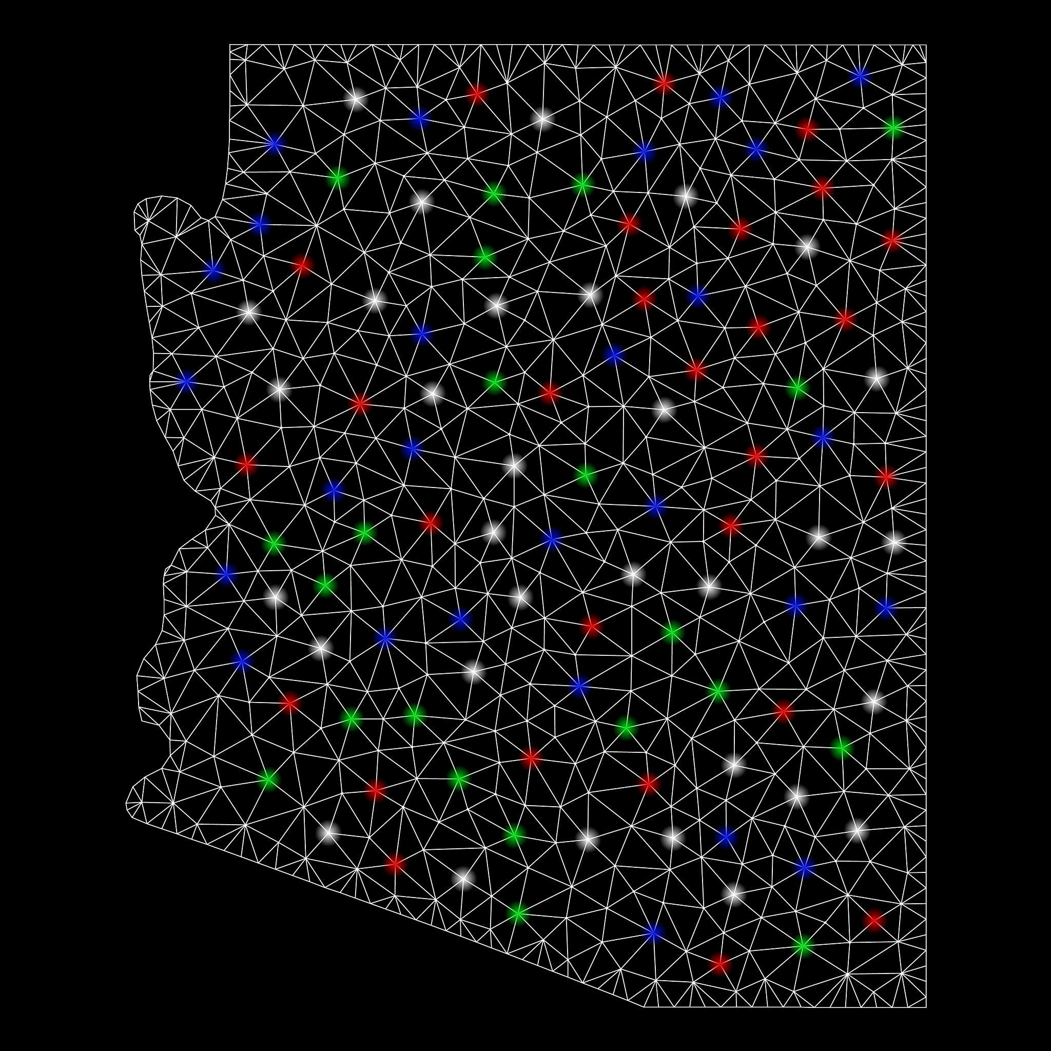 MATLAB K-Means 聚类：绘制分为四簇的三维图