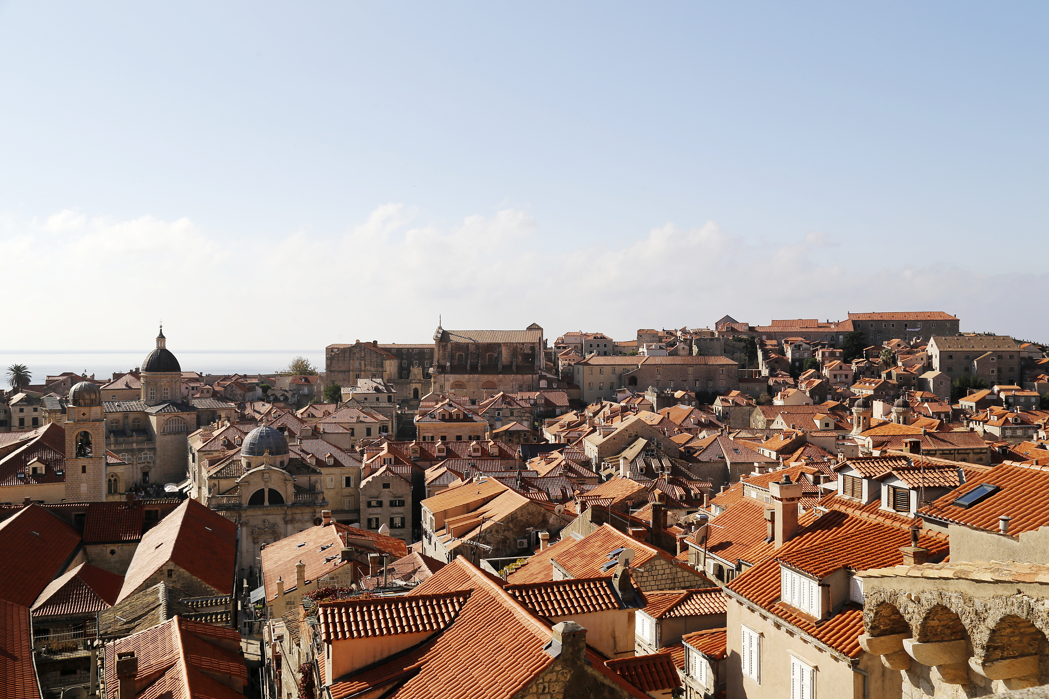 rooftops of dubrovnik, croatia