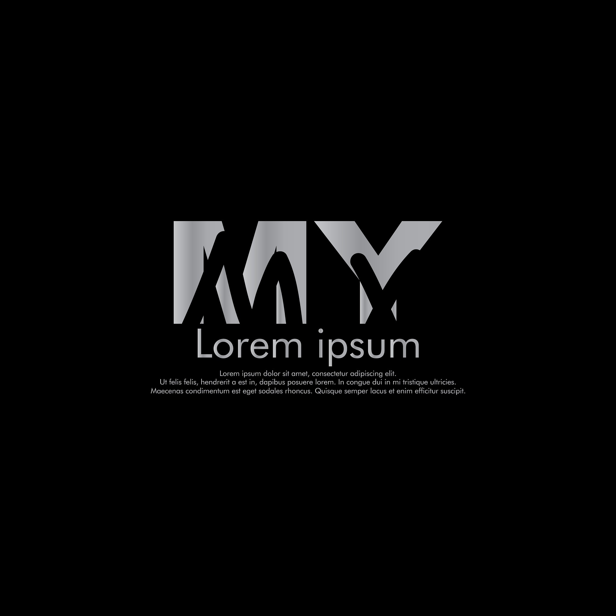 m y my initial abstract logo concept