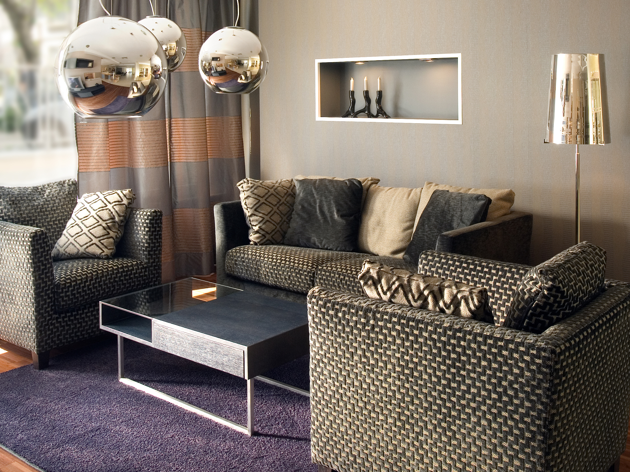 modern living room interior design.