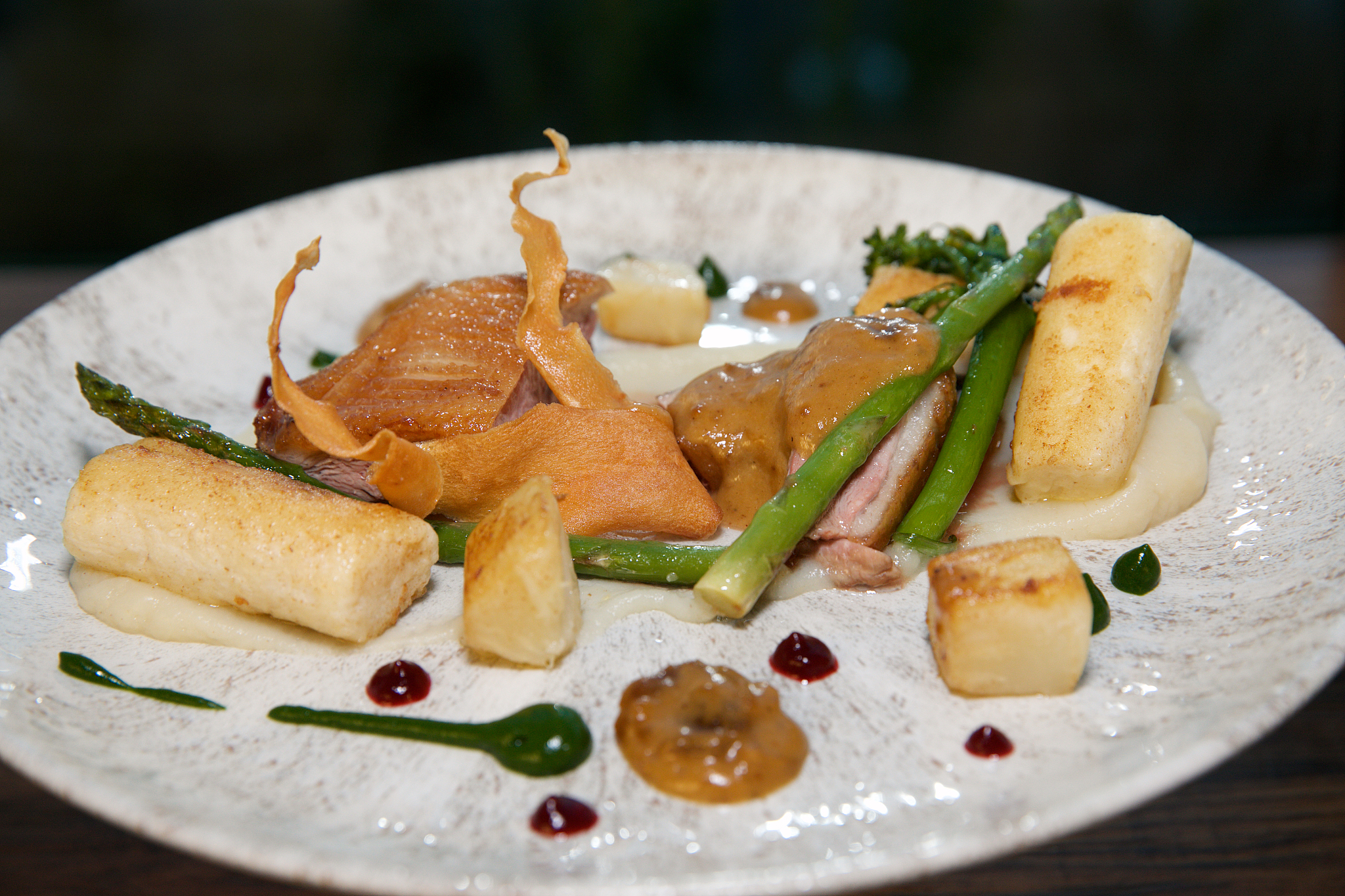 pan fried duck breast