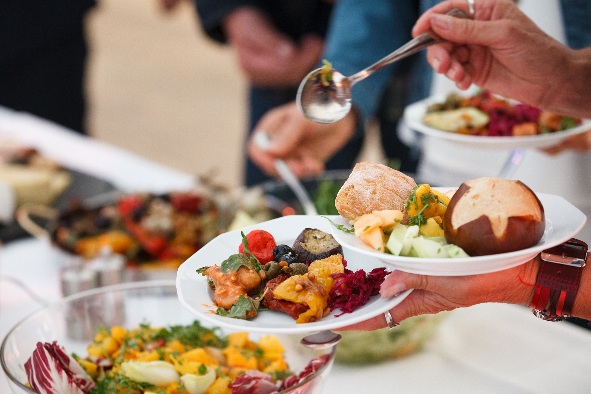 food on a plate