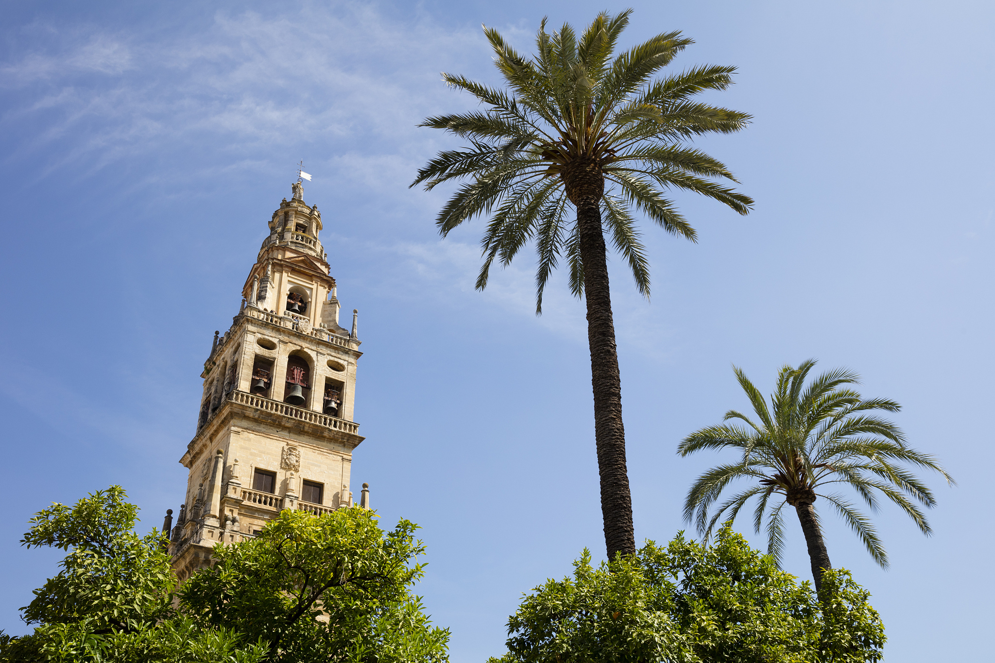 spain, andalusia, cordoba, torre del alminar of mosque?cathedral